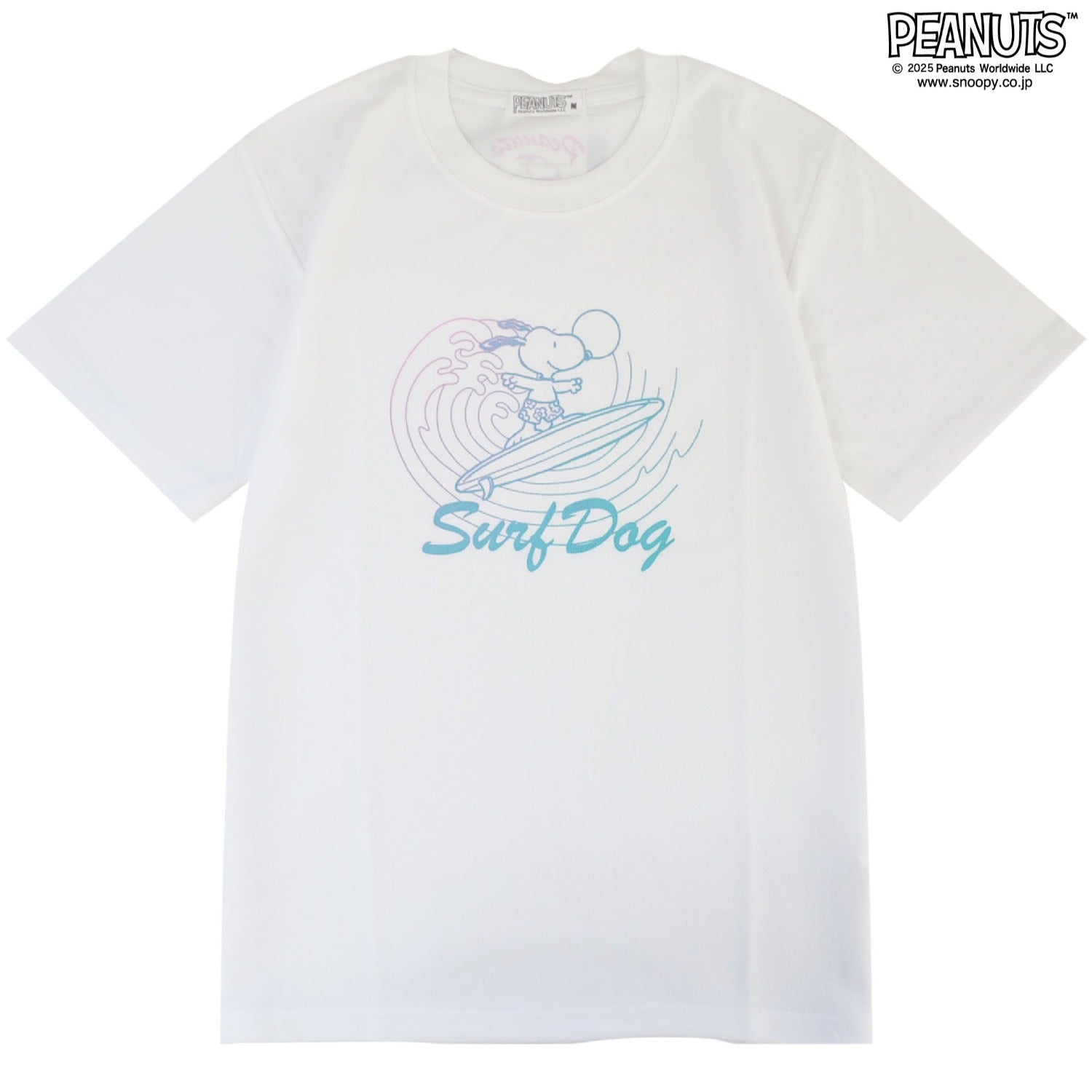 スヌーピー 半袖 Tシャツ サーフィン サーフ柄 春夏 ハニカムドライ SNOOPY PEANUTS s1152-119sp