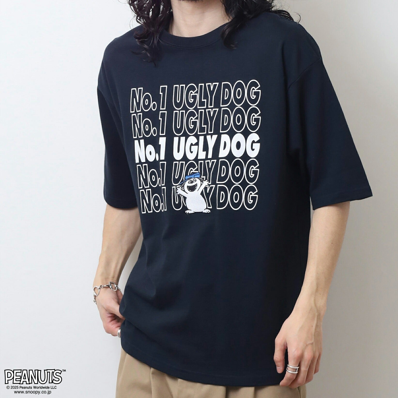 スヌーピー Tシャツ ドロップショルダー ヘビーウェイト 半袖 プリント 刺繍 オラフ ウッドストック チャーリーブラウン ペパーミント パティ SNOOPY PEANUTS s1152-11sp