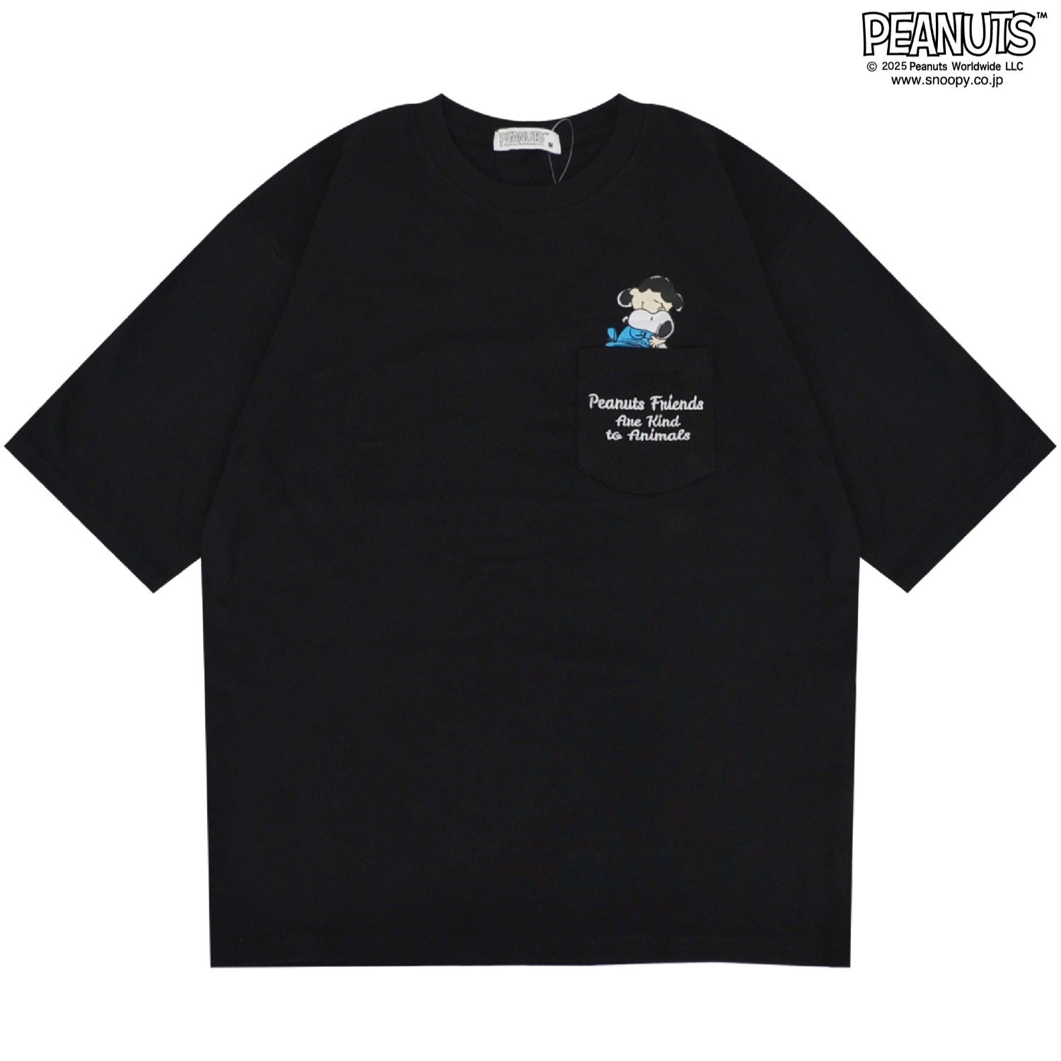 スヌーピー Tシャツ トップス 半袖 ヘビーウェイト ドロップショルダー ウッドストック ルーシー 刺繍 プリント PEANUTS SNOOPY s1152-12sp