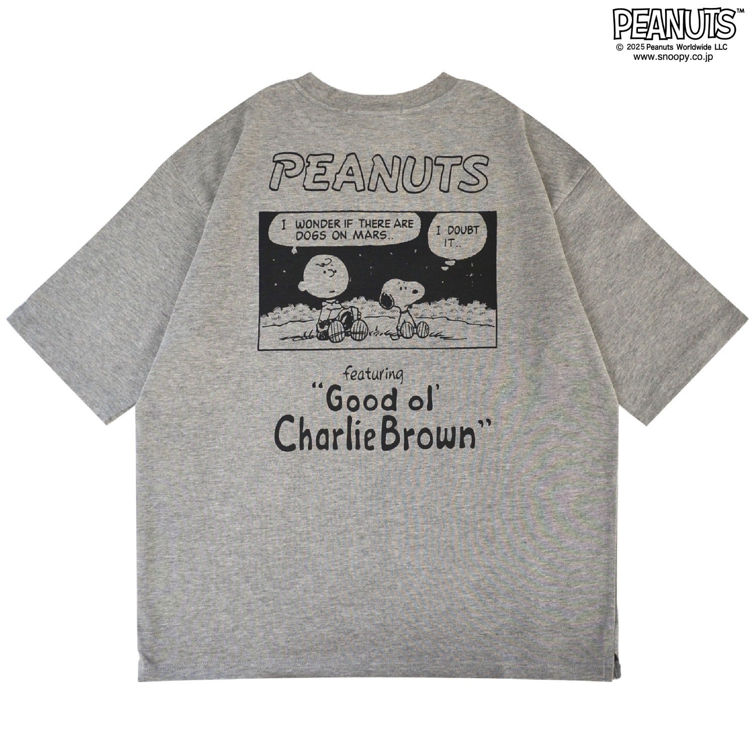 スヌーピー Tシャツ 半袖 トップス ドロップショルダー ヘビーウェイト コミック 発泡 プリント SNOOPY PEANUTS s1152-14sp