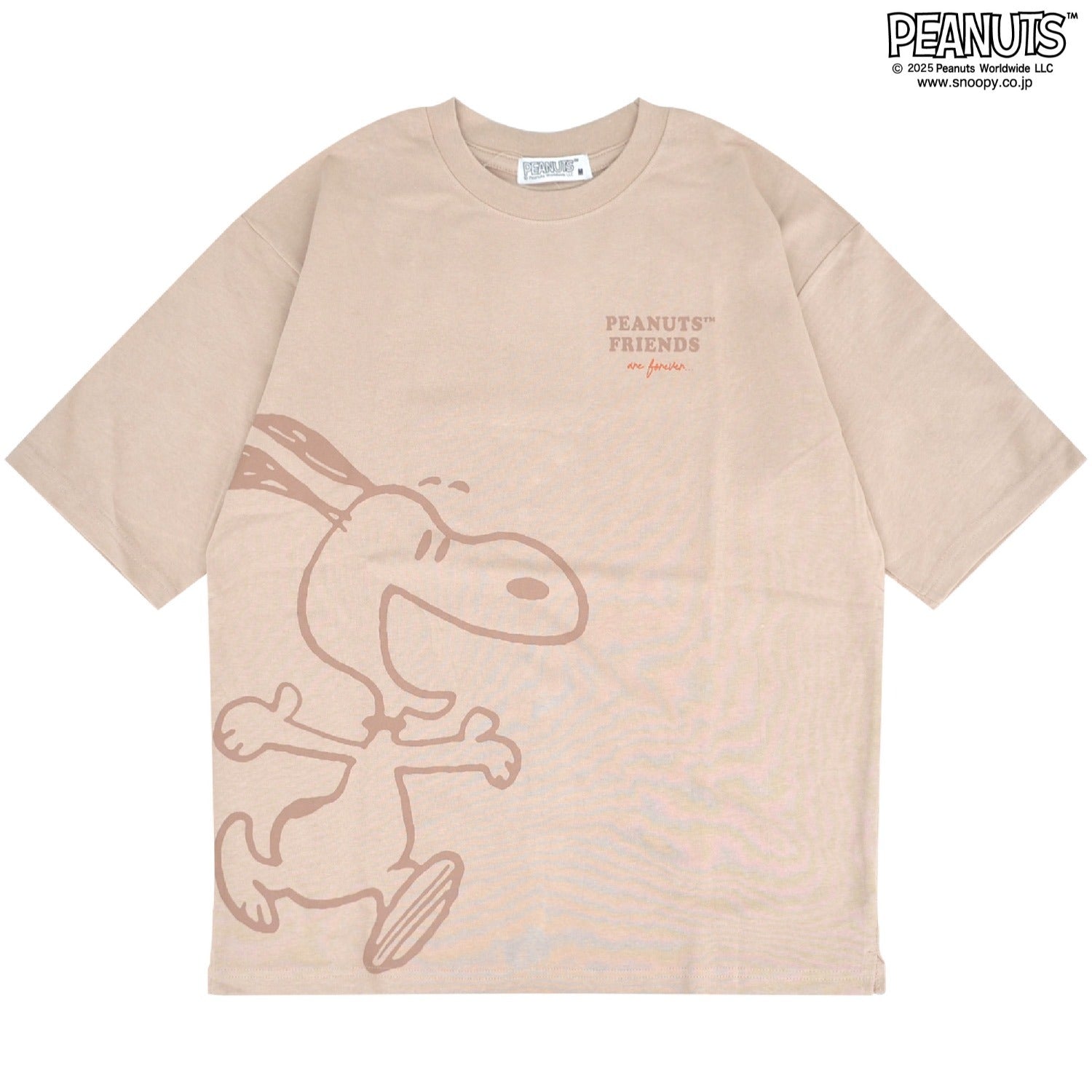 スヌーピー Tシャツ トップス 半袖 ヘビーウェイト ドロップショルダー プリント PEANUTS SNOOPY s1152-15sp