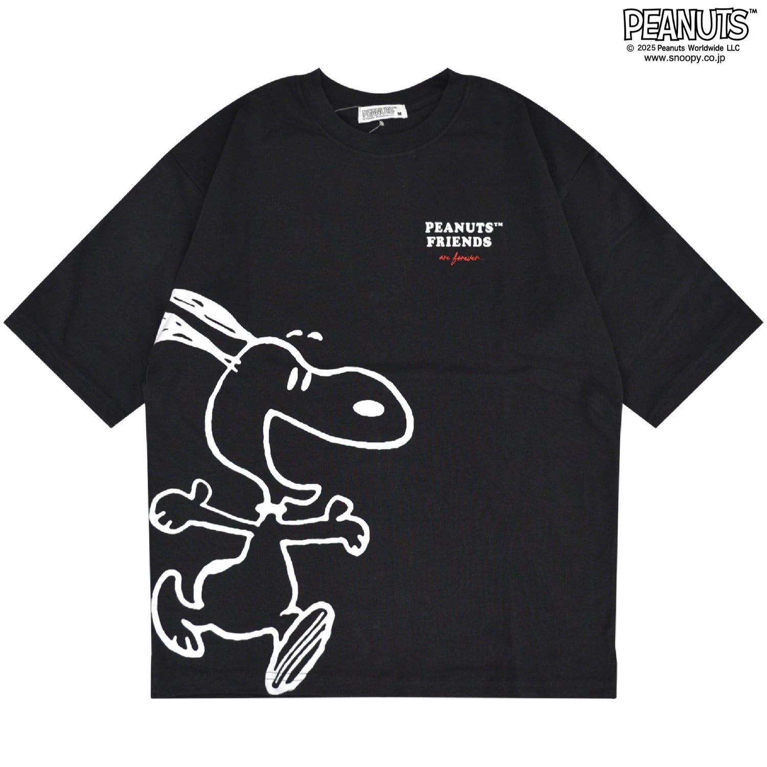 スヌーピー Tシャツ トップス 半袖 ヘビーウェイト ドロップショルダー プリント PEANUTS SNOOPY s1152-15sp