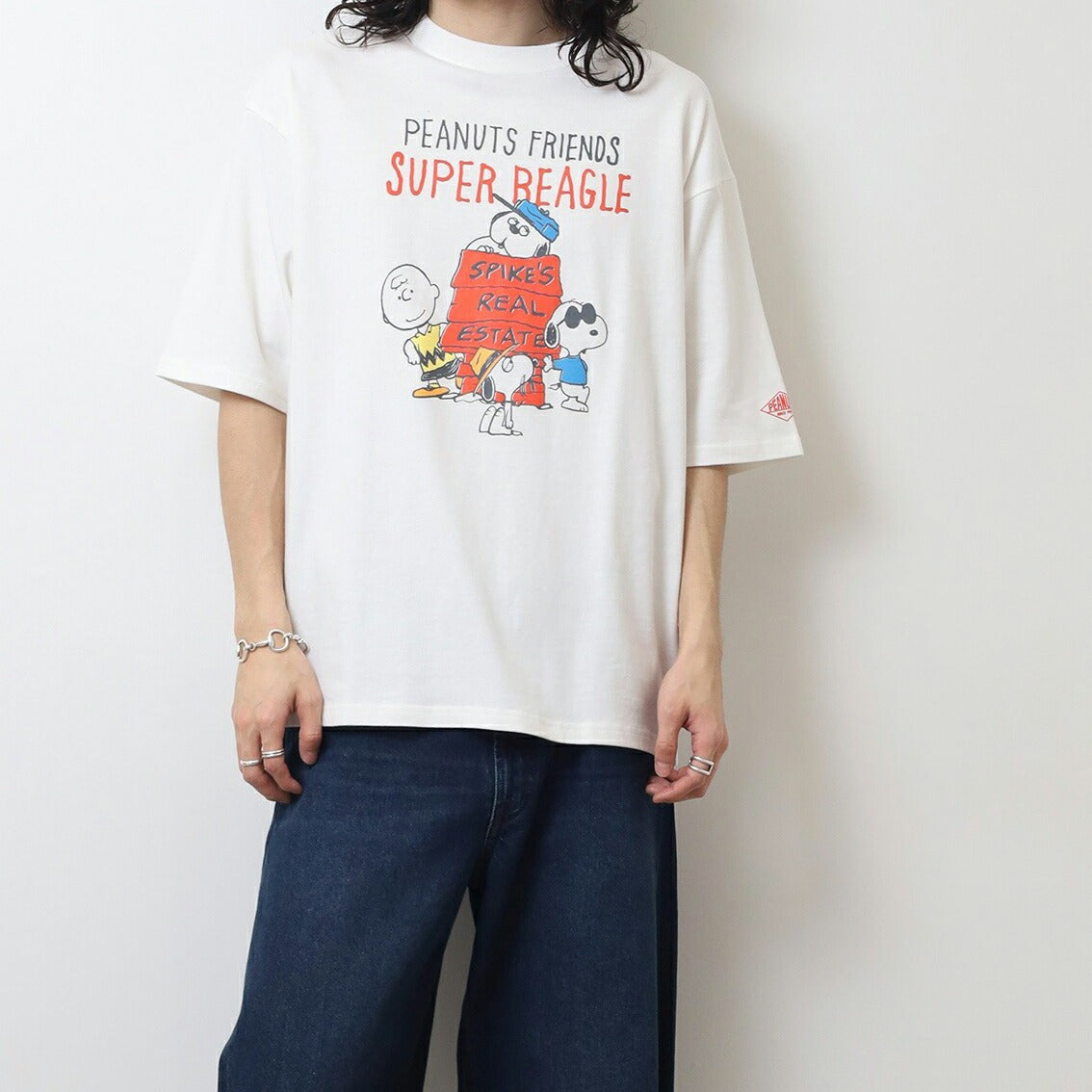 スヌーピー Tシャツ 半袖 トップス ドロップショルダー ヘビーウェイト プリント SNOOPY PEANUTS s1152-16sp