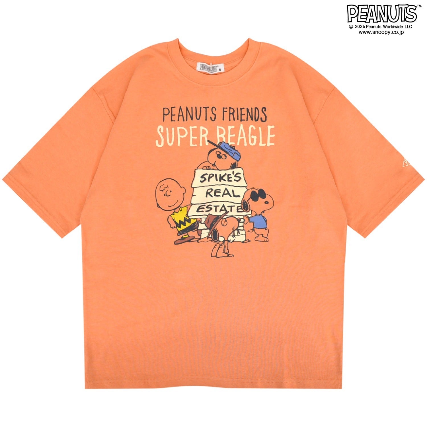 スヌーピー Tシャツ 半袖 トップス ドロップショルダー ヘビーウェイト プリント SNOOPY PEANUTS s1152-16sp