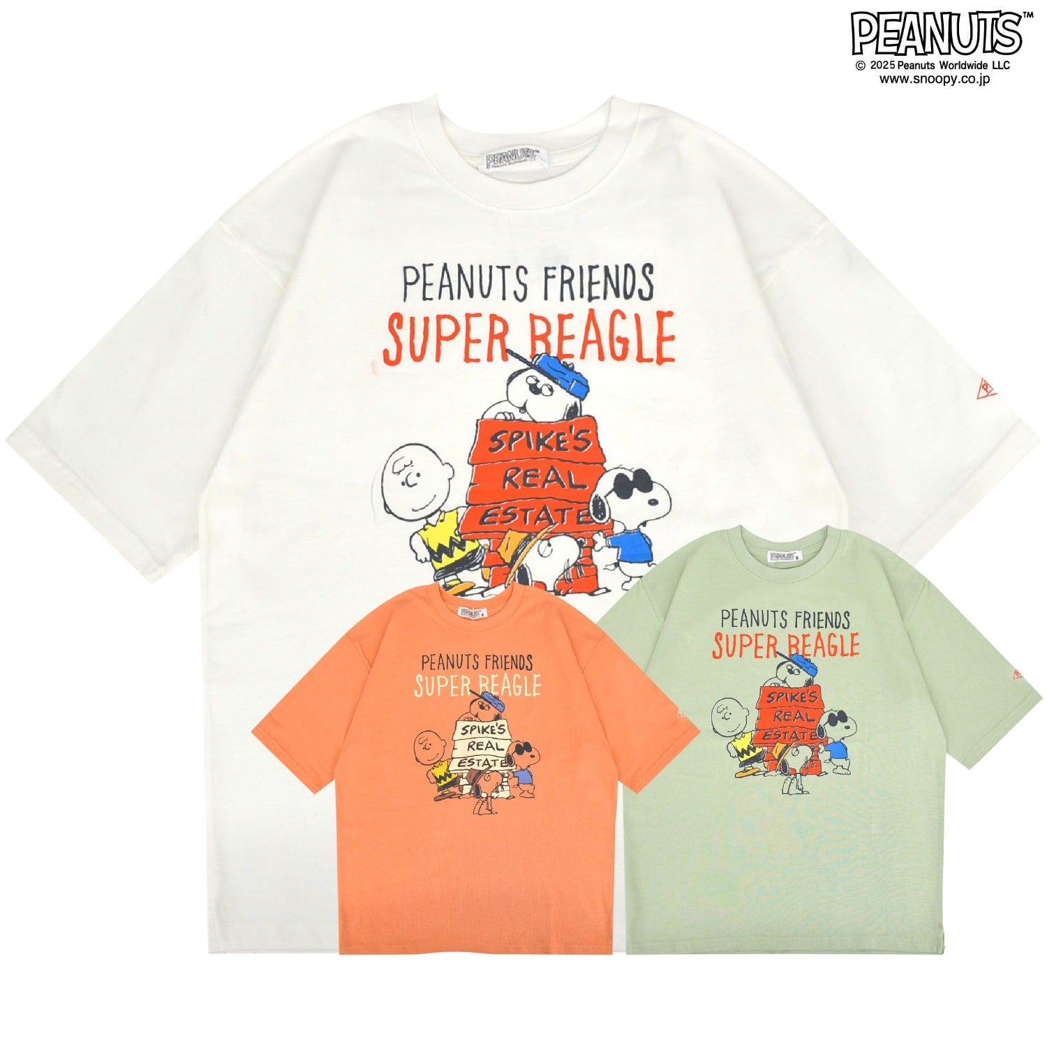 スヌーピー Tシャツ 半袖 トップス ドロップショルダー ヘビーウェイト プリント SNOOPY PEANUTS s1152-16sp