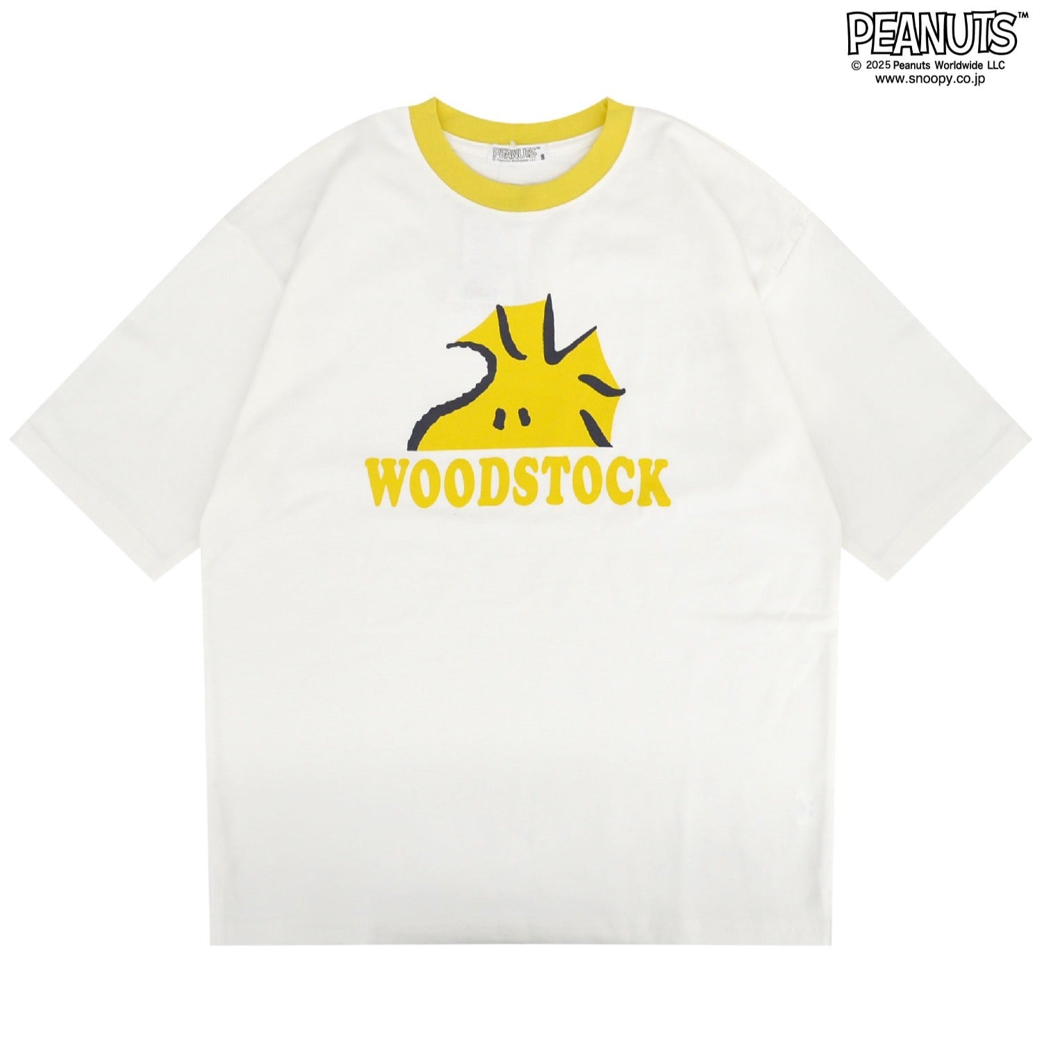 スヌーピー Tシャツ 半袖 トップス ドロップショルダー ヘビーウェイト プリント オラフ ウッドストック SNOOPY PEANUTS s1152-18sp