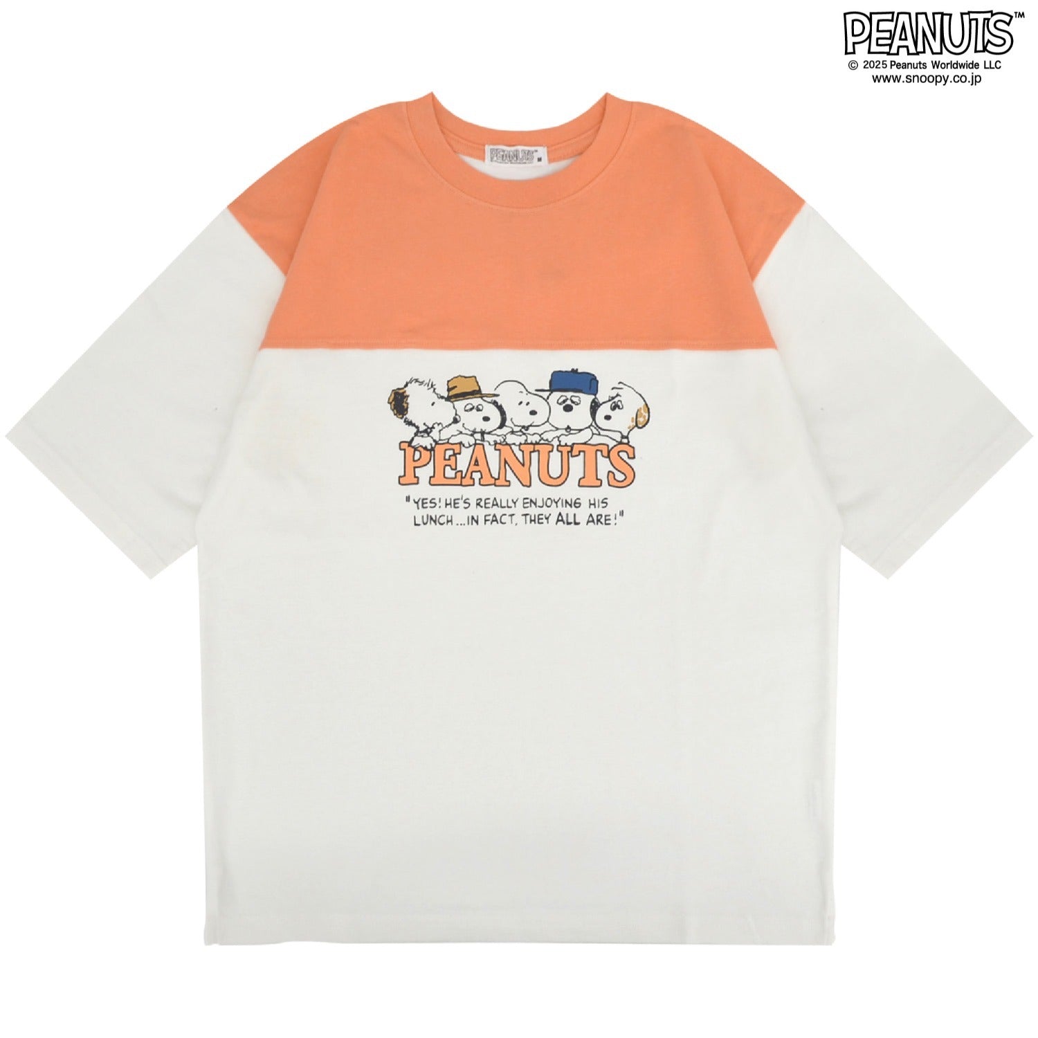 スヌーピー Tシャツ ドロップショルダー ヘビーウェイト 半袖 プリント 切り替え SNOOPY PEANUTS s1152-19sp