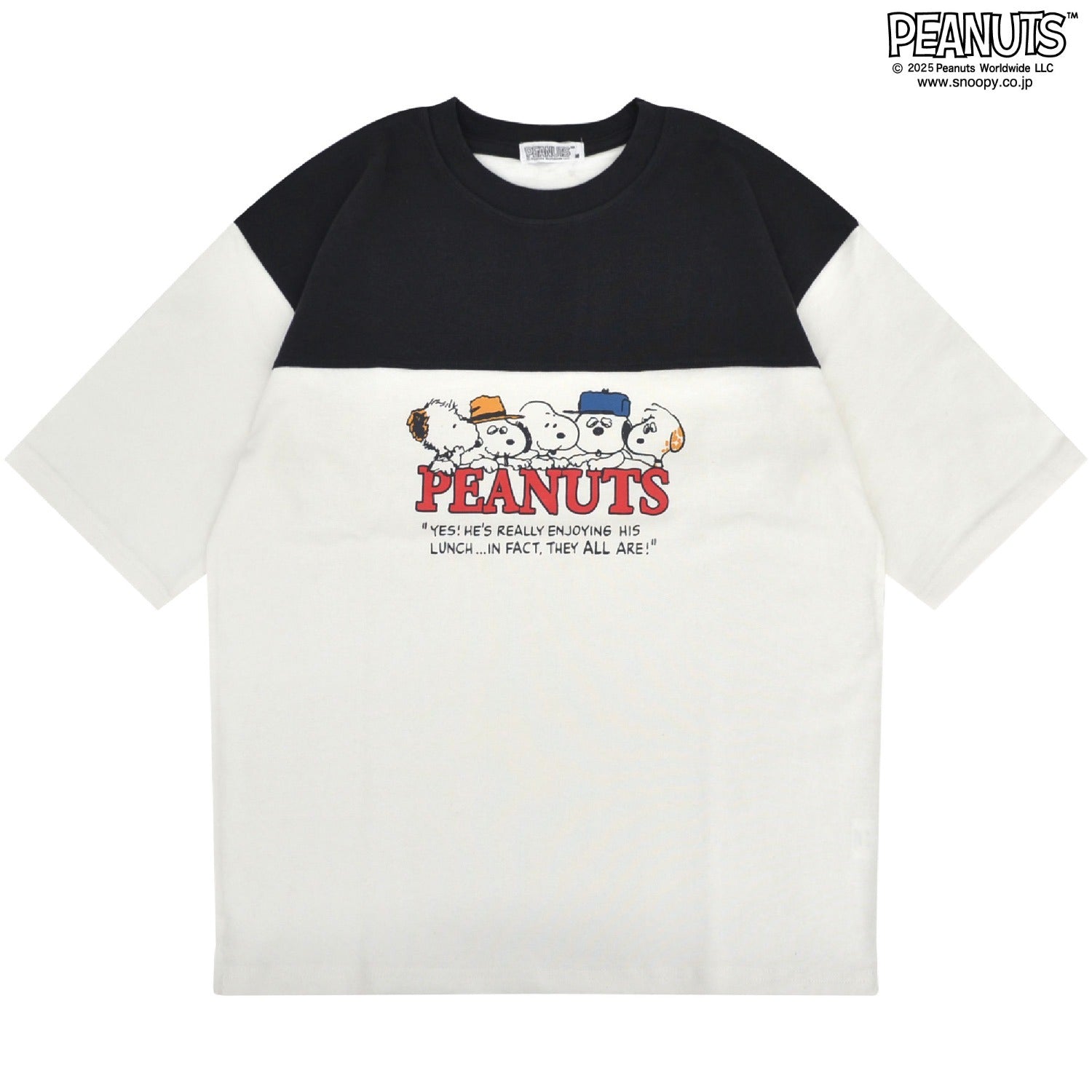 スヌーピー Tシャツ ドロップショルダー ヘビーウェイト 半袖 プリント 切り替え SNOOPY PEANUTS s1152-19sp
