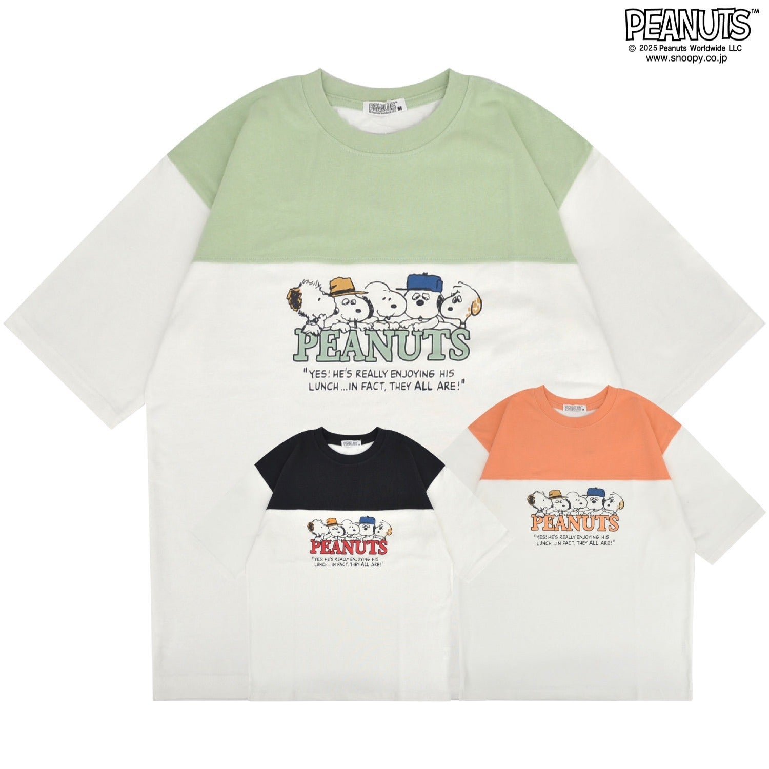 スヌーピー Tシャツ ドロップショルダー ヘビーウェイト 半袖 プリント 切り替え SNOOPY PEANUTS s1152-19sp