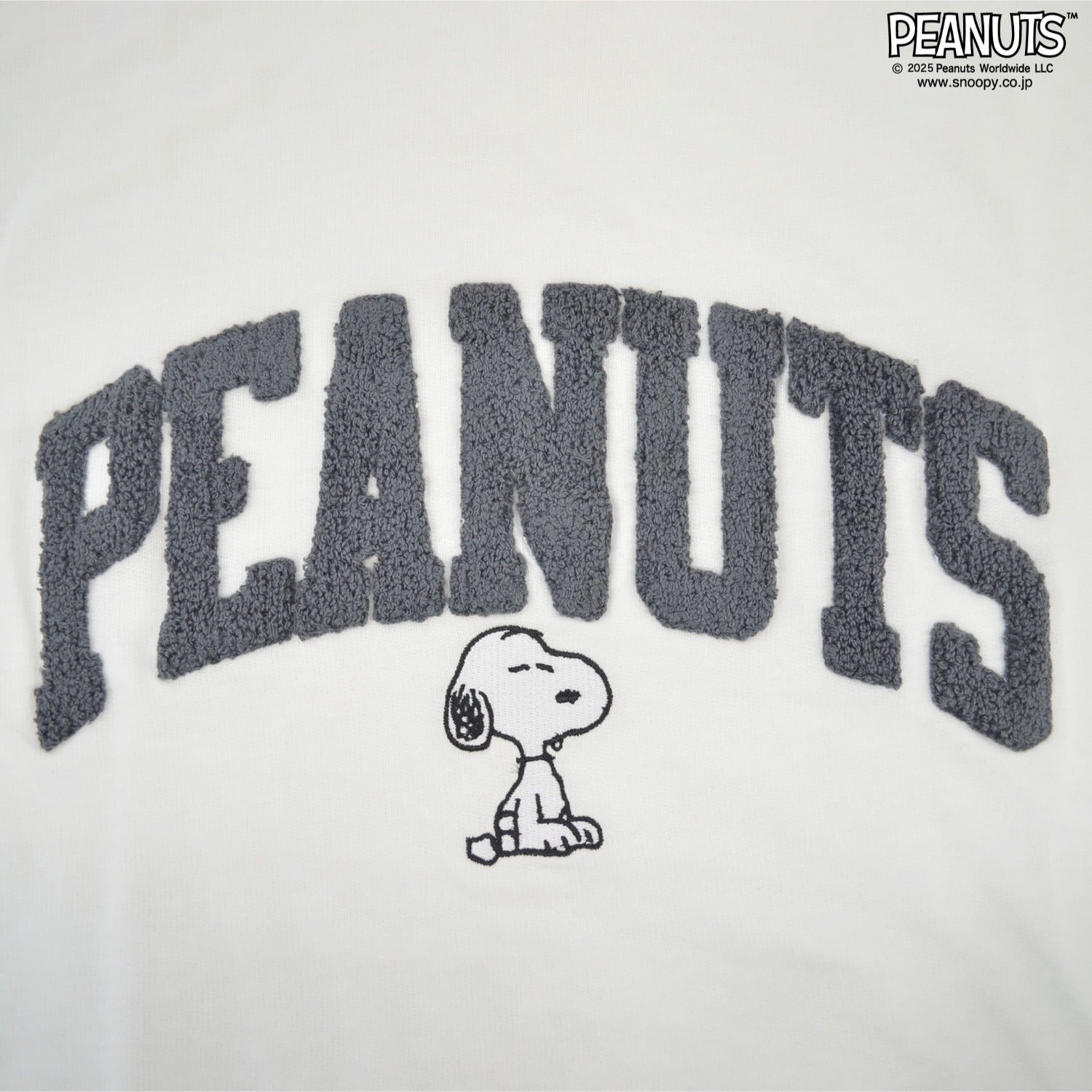 スヌーピー サガラカレッジ ミニ裏毛トレーナー 半袖 厚手 SNOOPY PEANUTS s1152-23sp