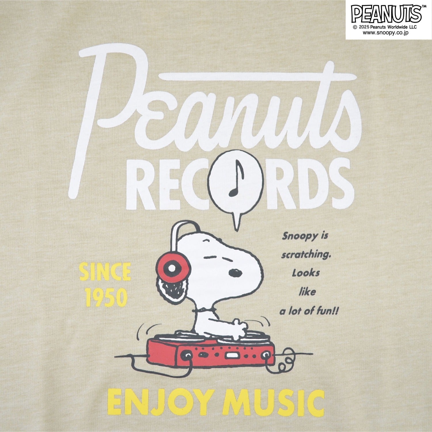 スヌーピー オラフ 半袖 ミュージック 音楽 ミニ裏毛 トレーナー スウェット SNOOPY PEANUTS s1152-24sp