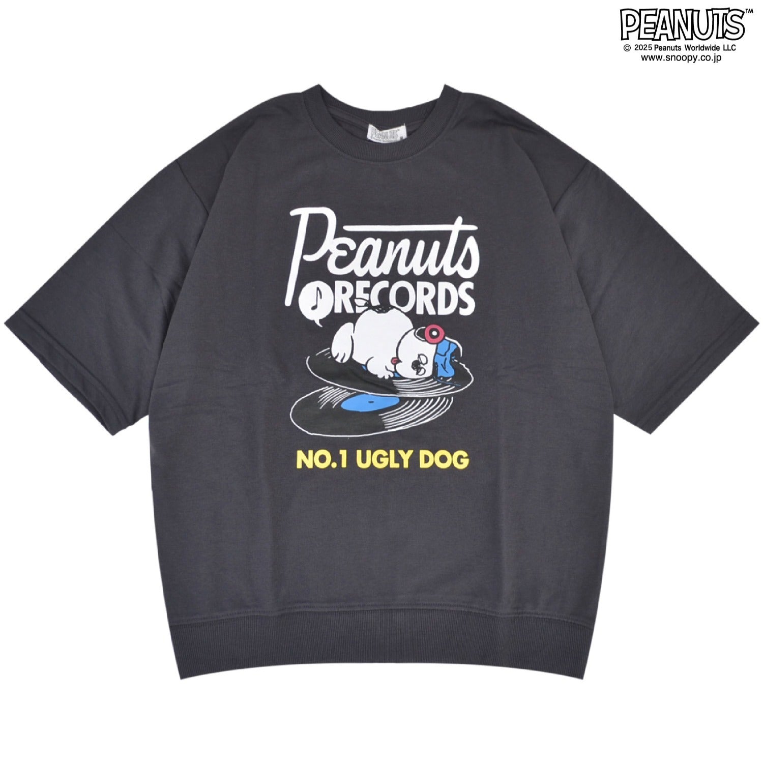 スヌーピー オラフ 半袖 ミュージック 音楽 ミニ裏毛 トレーナー スウェット SNOOPY PEANUTS s1152-24sp