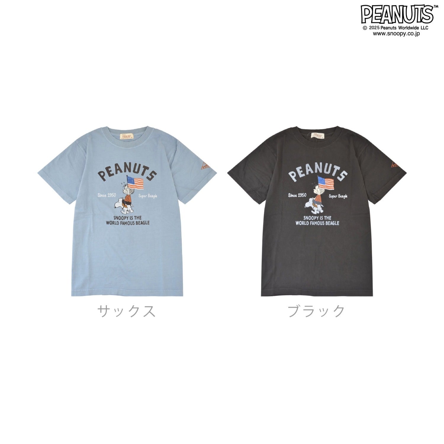 スヌーピー ライナス Tシャツ 半袖 トップス ピグメントプリント ヴィンテージ SNOOPY PEANUTS s1152-277sp