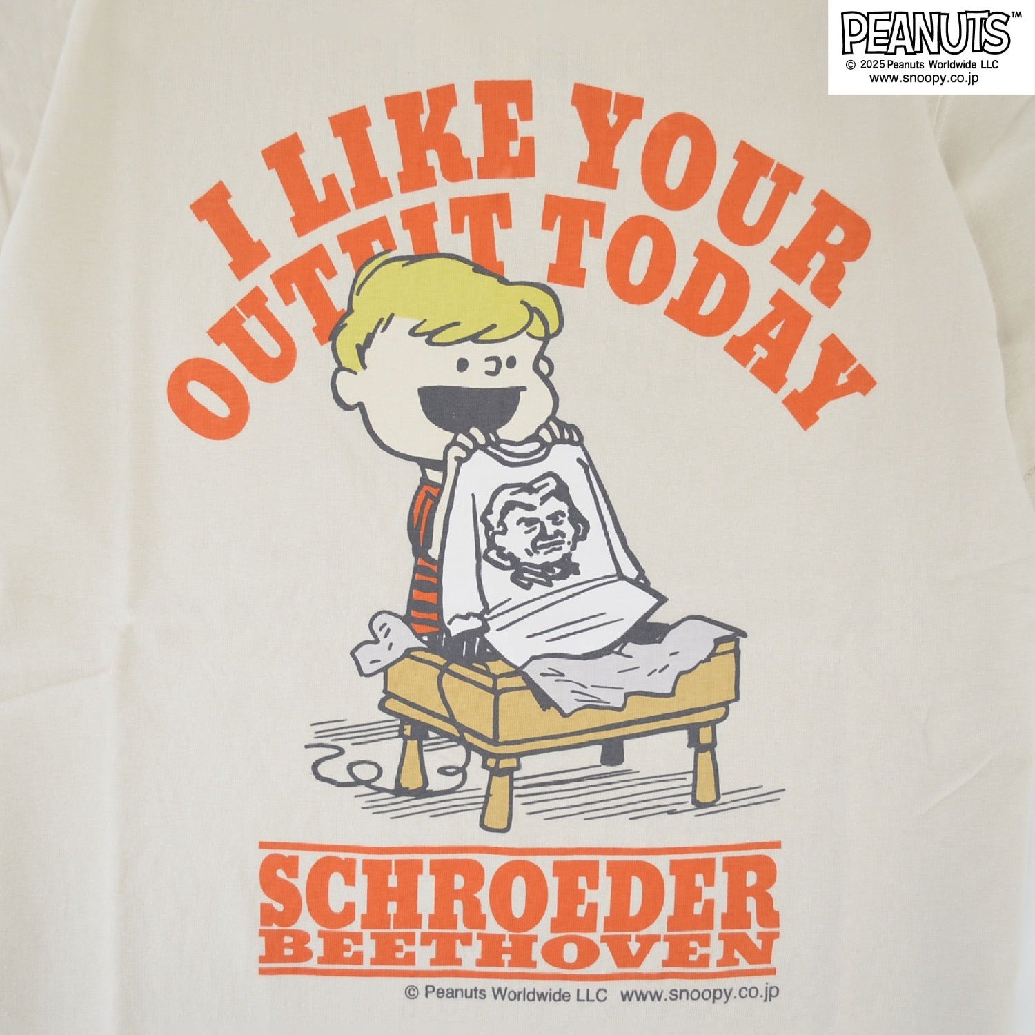 シュローダー スヌーピー フレンズ 半袖 Tシャツ トップス ピグメントプリント ヴィンテージ PEANUTS SNOOPY SCHROEDER s1152-279sp