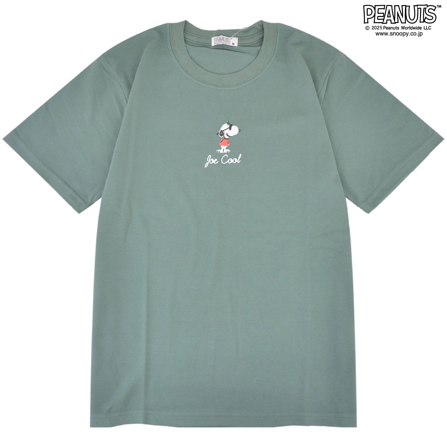 スヌーピー ジョークール 刺繍 鹿の子 半袖 Tシャツ 夏 SNOOPY PEANUTS JOE COOL s1152-285sp