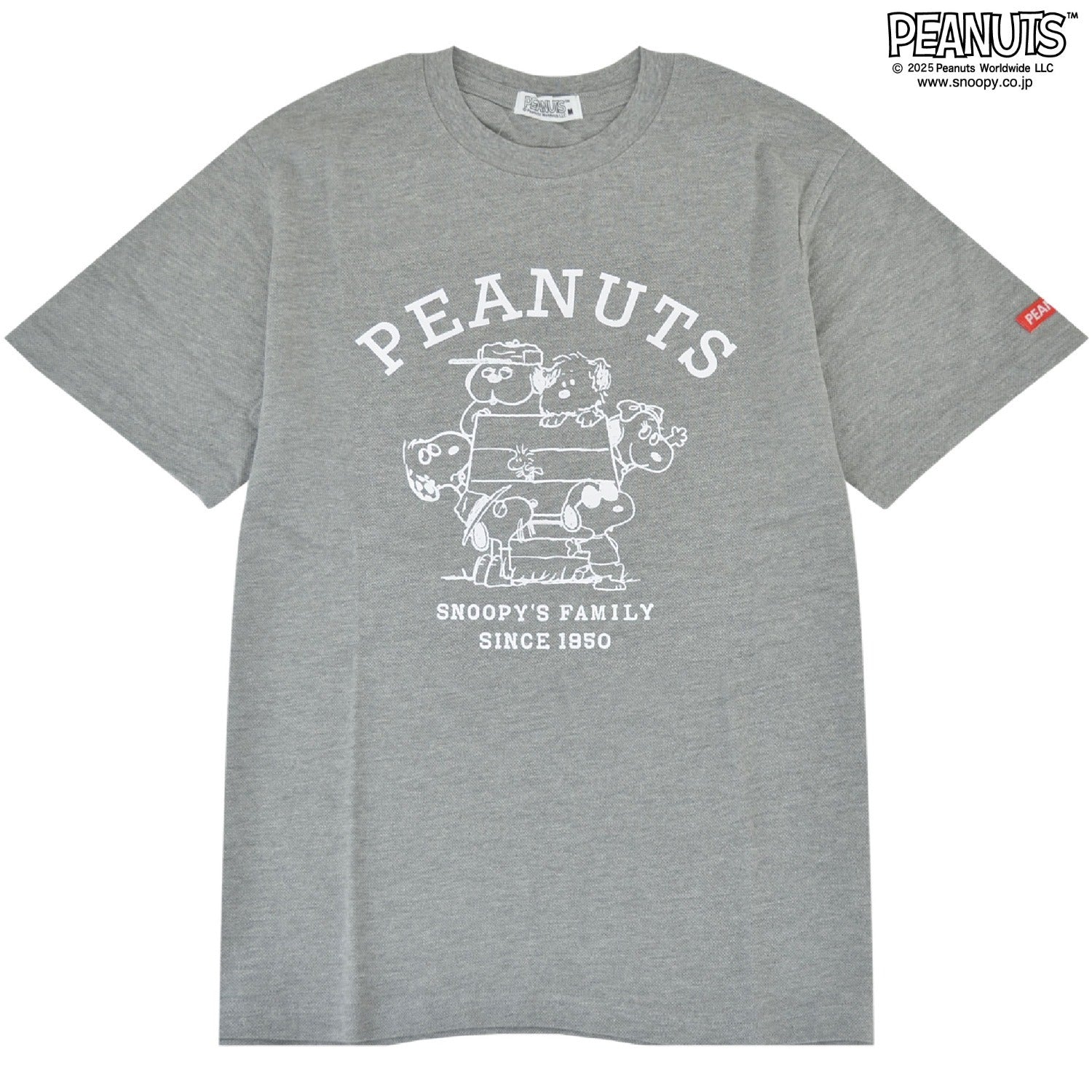 スヌーピー オラフ スパイク 兄弟 半袖 Tシャツ 鹿の子 プリントトップス PEANUTS s1152-286sp