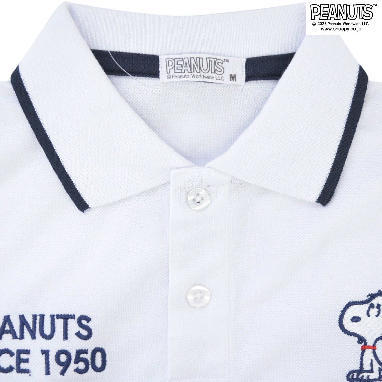 スヌーピー ポロシャツ 半袖 刺繍 鹿の子 SNOOPY PEANUTS s1152-289sp