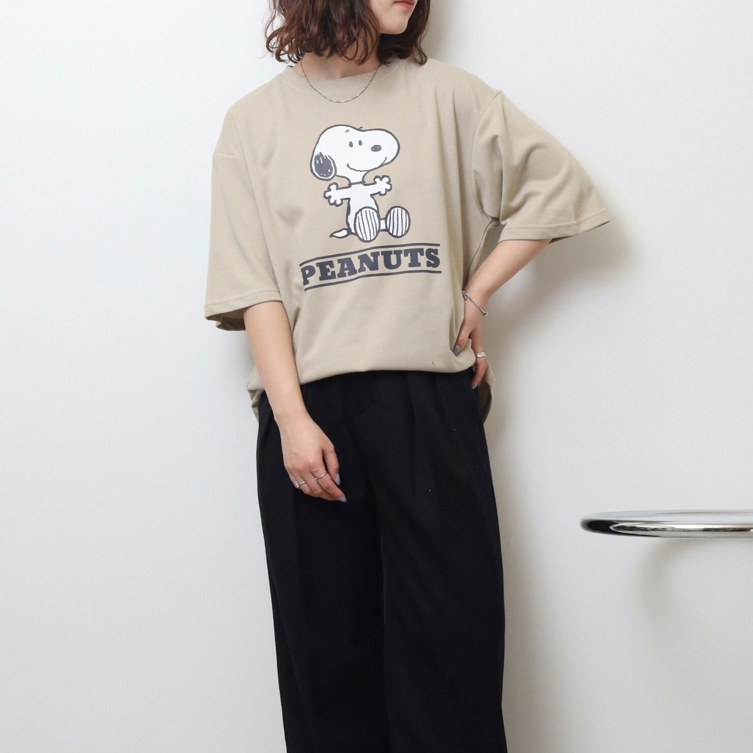 スヌーピー アイス 接触 冷感 半袖 Tシャツ SNOOPY PEANUTS s1152-292sp