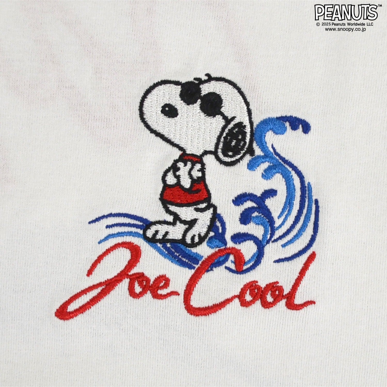 スヌーピー Tシャツ トップス 半袖 和柄 ジョークール 刺繍 プリント PEANUTS SNOOPY JOE COOL s1152-34sp