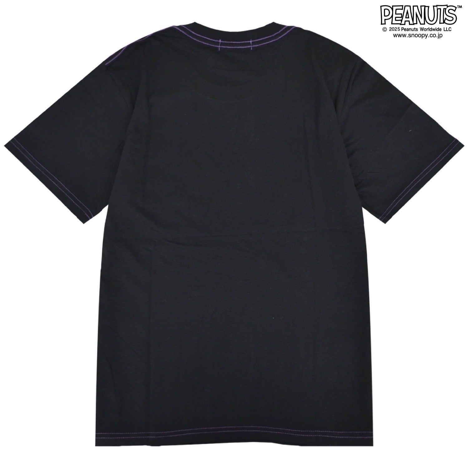 スヌーピー 半袖 Tシャツ プリント ベースボール ヴァイオレット PEANUTS SNOOPY s1152-372sp