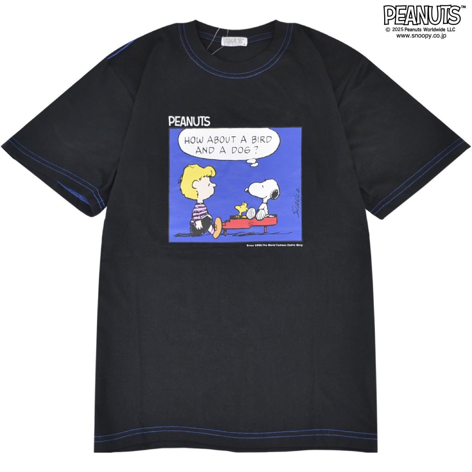 スヌーピー シュローダー 半袖 Tシャツトップス プリント キャラクター フレンズ SNOOPY PEANUTS s1152-378sp
