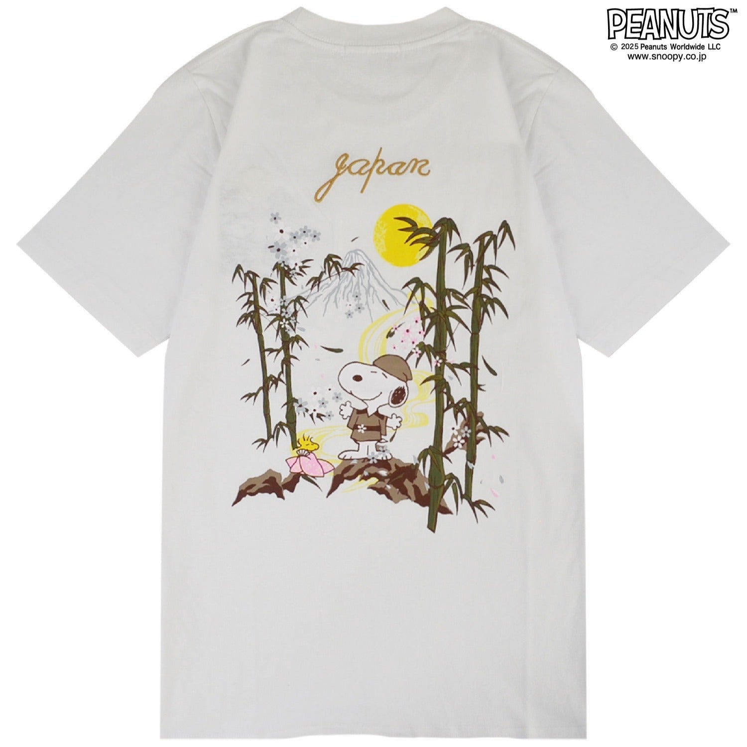 スヌーピー 和柄 刺繍 半袖 Tシャツ 春夏 JAPAN SNOOPY PEANUTS s1152-37sp