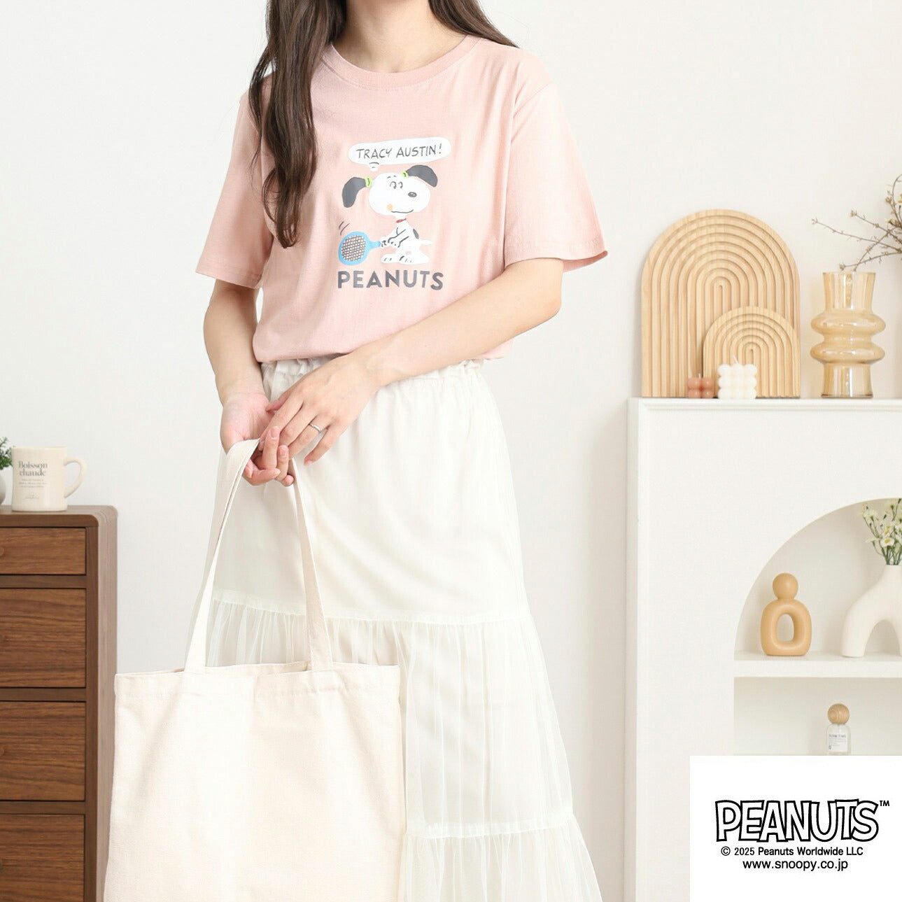 スヌーピー 野球柄 テニス柄 プリント 半袖Tシャツ トップス SNOOPY PEANUTS s1152-417sp