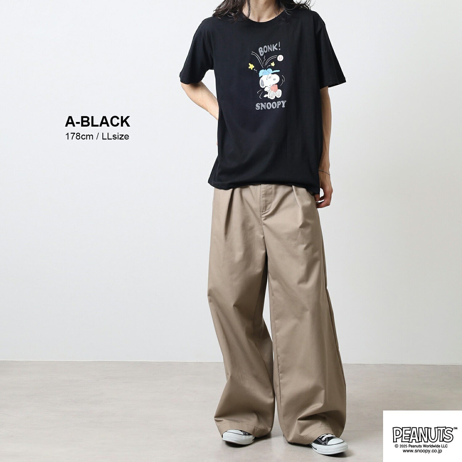 スヌーピー 野球柄 テニス柄 プリント 半袖Tシャツ トップス SNOOPY PEANUTS s1152-417sp