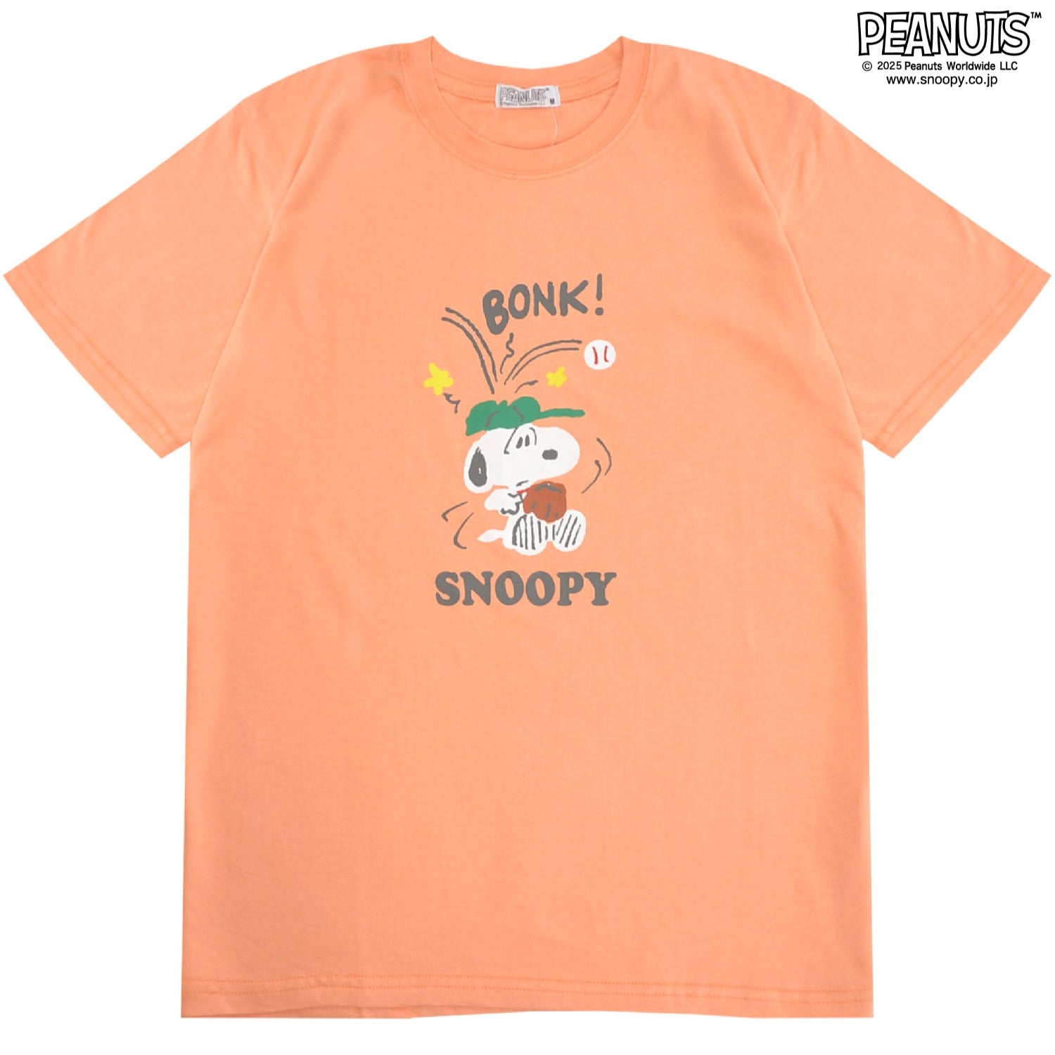 スヌーピー 野球柄 テニス柄 プリント 半袖Tシャツ トップス SNOOPY PEANUTS s1152-417sp