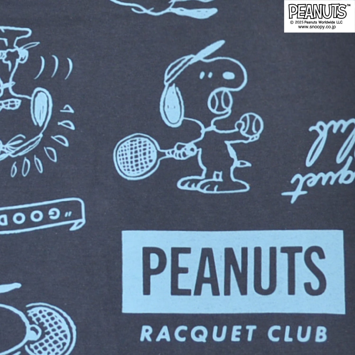 スヌーピー フレンズ 総柄 野球 テニス プリント Tシャツ 半袖 トップス 夏 SNOOPY PEANUTS s1152-424sp