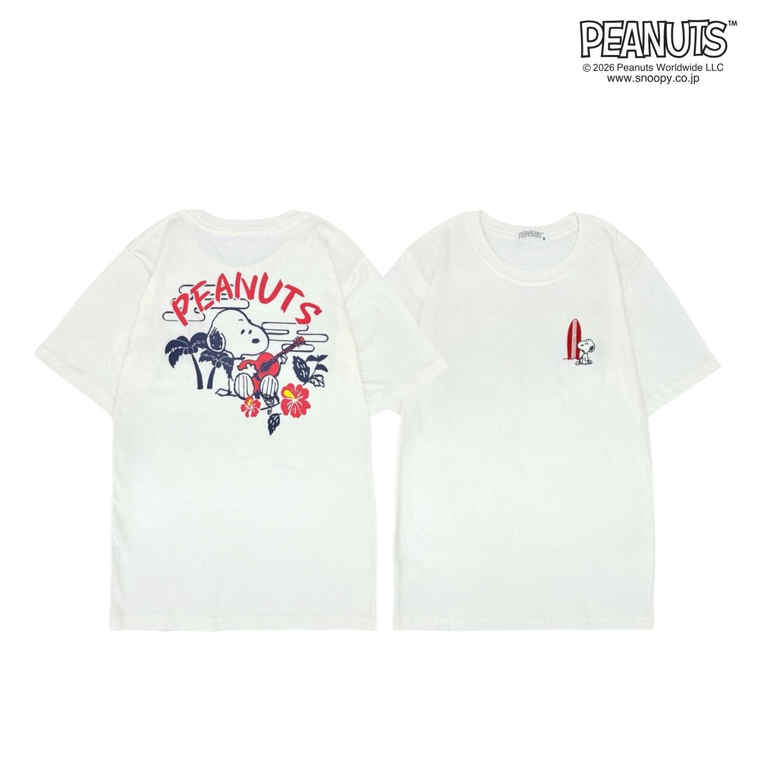 スヌーピー ピーナッツ Sサイズ 天竺 半袖 Tシャツ カットソー 春夏 PEANUTS s1152-425sp