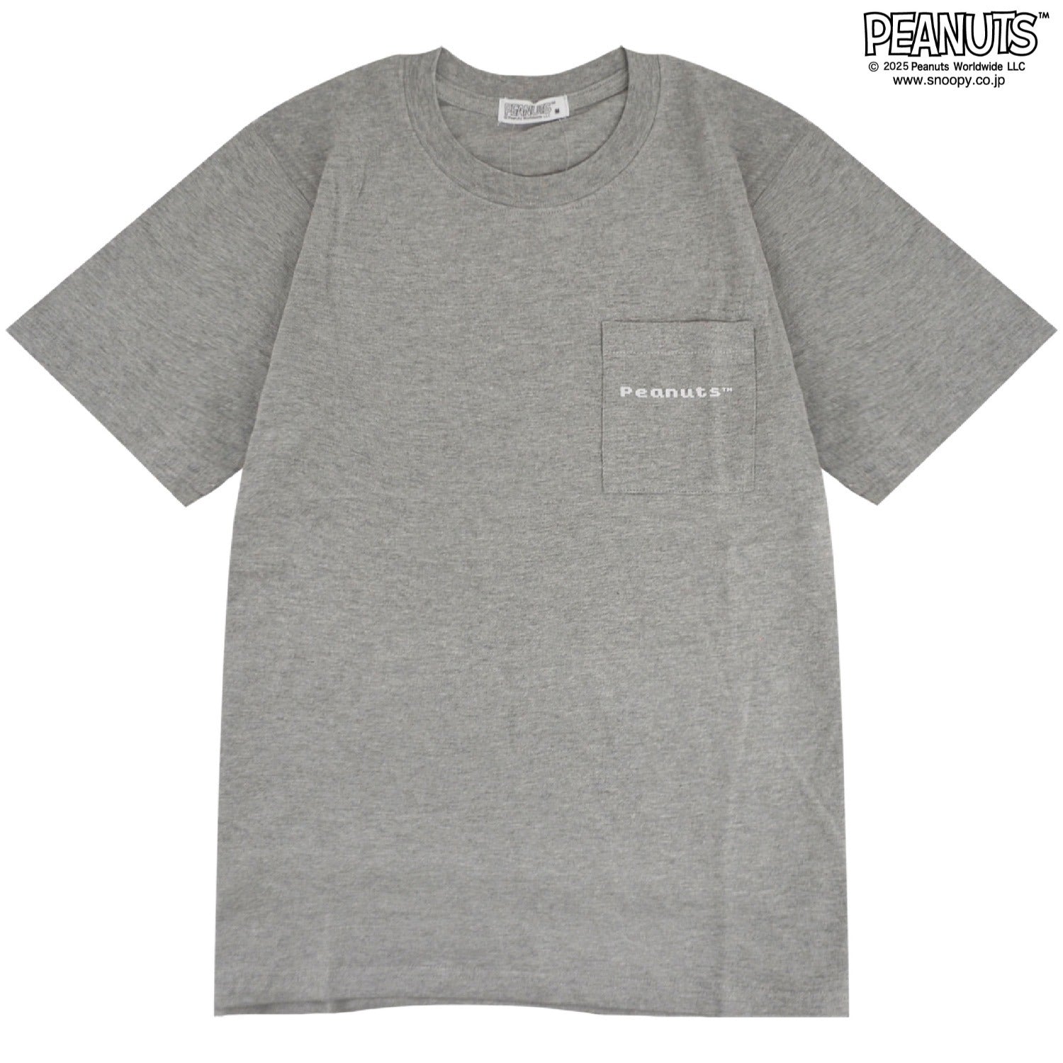 スヌーピー 半袖 ピクセル全員柄 バックプリント Tシャツ 天竺 SNOOPY PEANUTS s1152-43sp