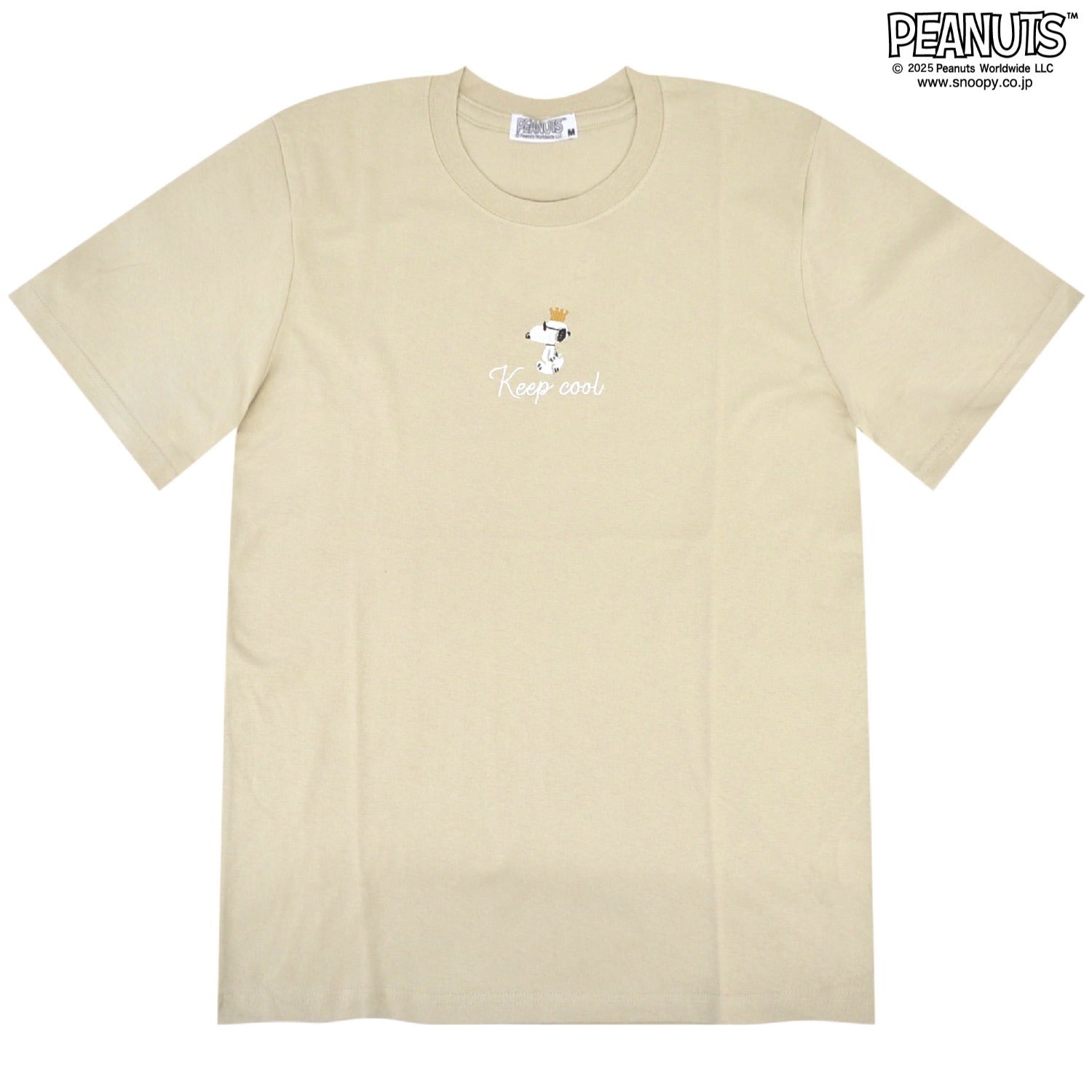 スヌーピー Tシャツ 半袖 トップス 刺繍 ジョークール SNOOPY PEANUTS s1152-44sp