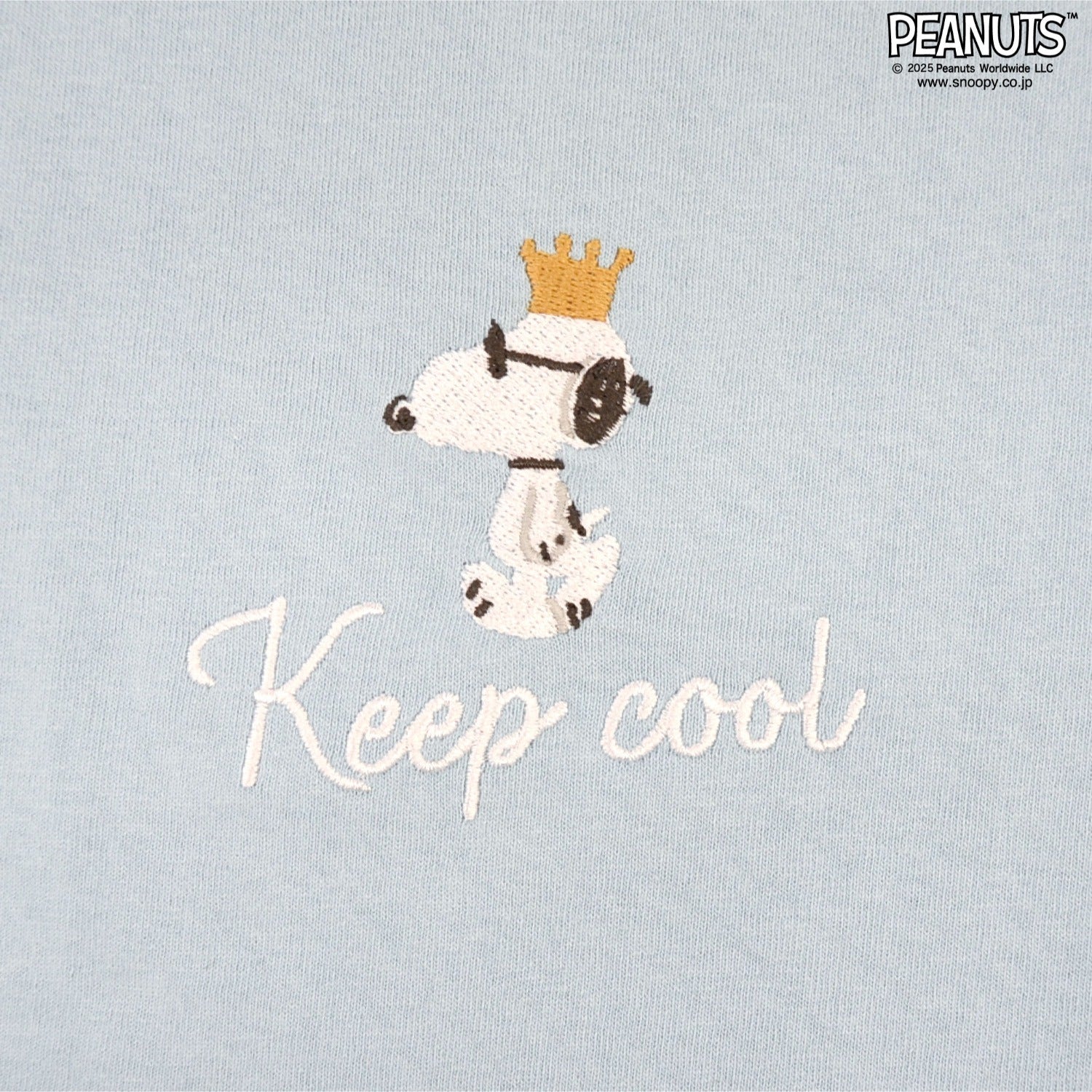スヌーピー Tシャツ 半袖 トップス 刺繍 ジョークール SNOOPY PEANUTS s1152-44sp