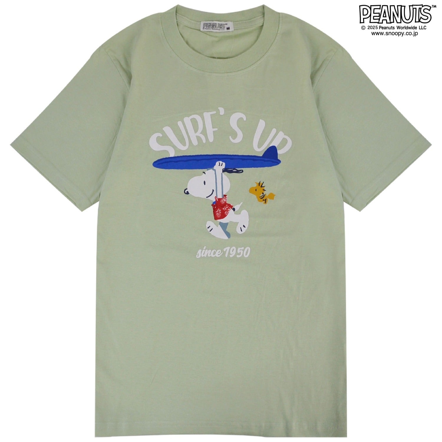 スヌーピー サーフ柄 プリント 半袖 Tシャツ 春夏 SNOOPY PEANUTS s1152-47sp
