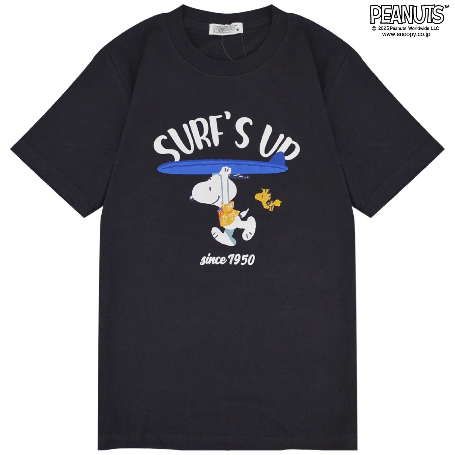 スヌーピー サーフ柄 プリント 半袖 Tシャツ 春夏 SNOOPY PEANUTS s1152-47sp