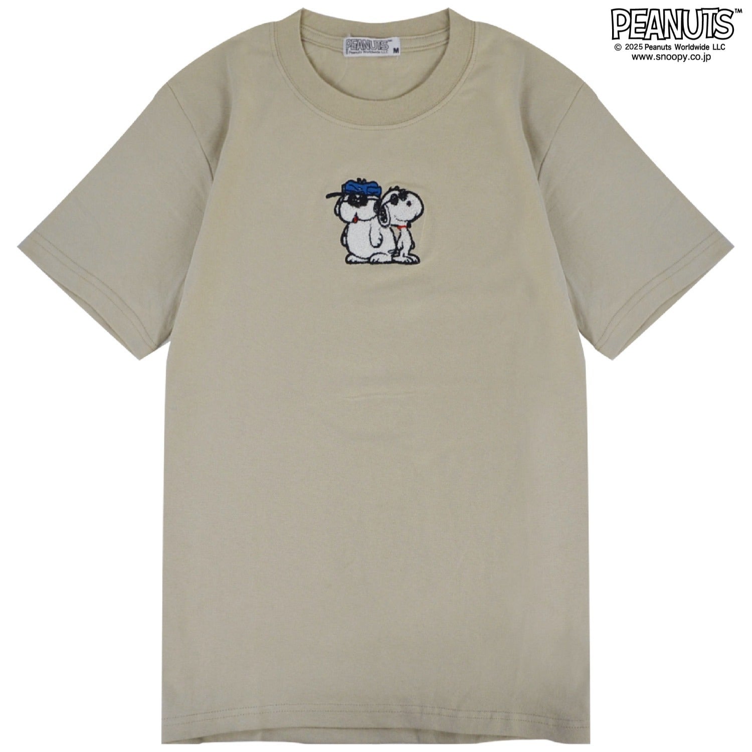スヌーピー Tシャツ 半袖 トップス 刺繍 ジョークール オラフ SNOOPY PEANUTS JOE COOL s1152-50sp