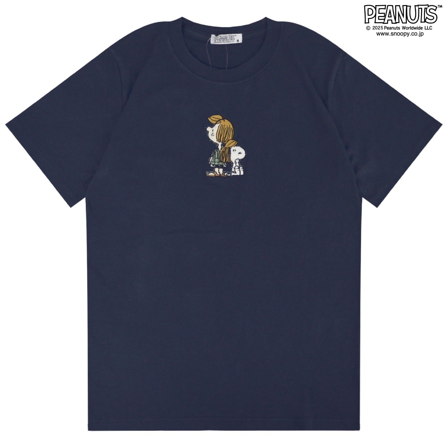 スヌーピー Tシャツ トップス 半袖 ワンポイント 刺繍 ペパーミント パティ PEANUTS SNOOPY s1152-51sp