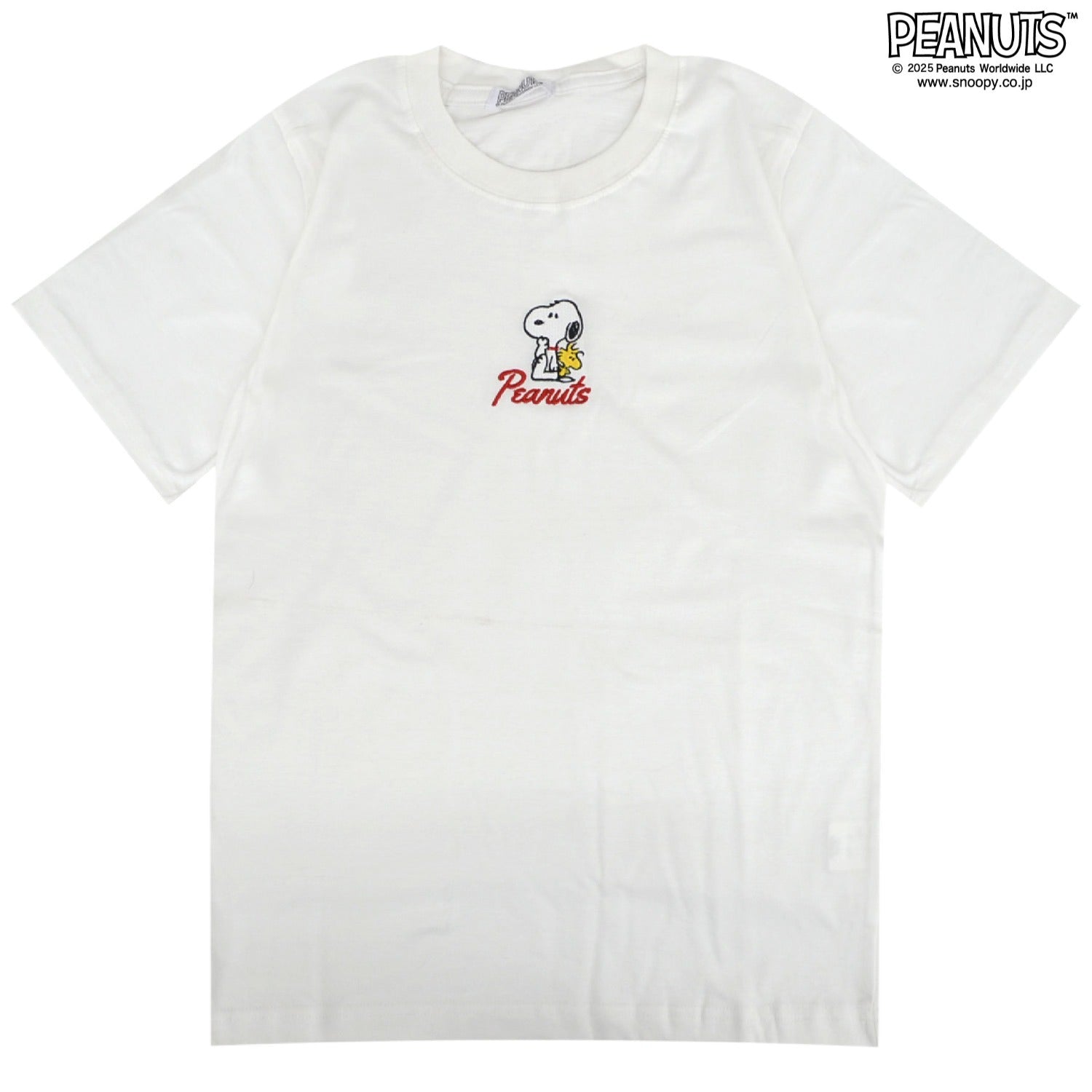 スヌーピー Tシャツ 半袖 トップス 刺繍 ウッドストック SNOOPY PEANUTS s1152-52sp