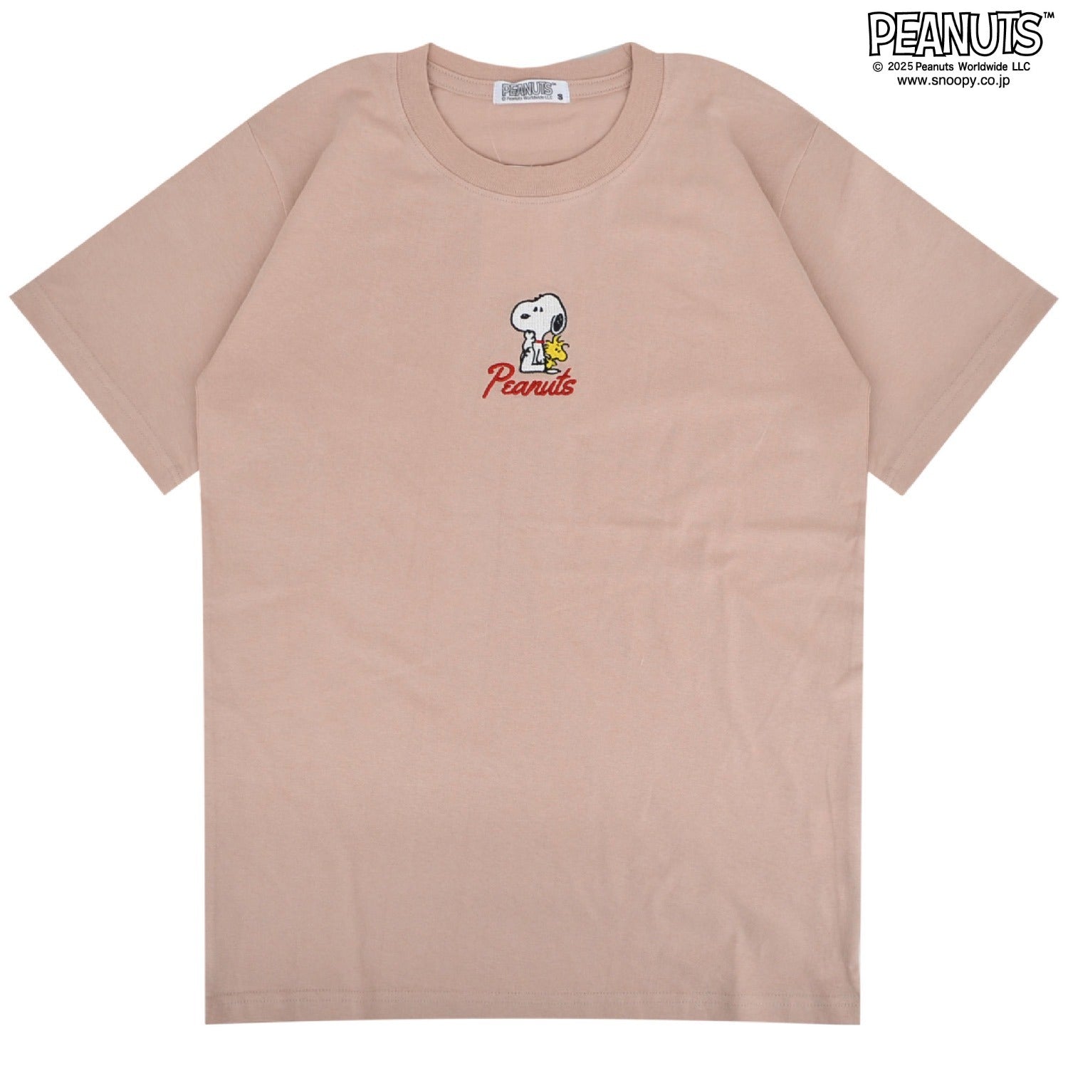 スヌーピー Tシャツ 半袖 トップス 刺繍 ウッドストック SNOOPY PEANUTS s1152-52sp