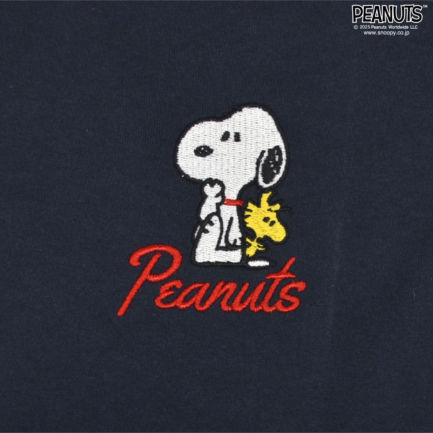 スヌーピー Tシャツ 半袖 トップス 刺繍 ウッドストック SNOOPY PEANUTS s1152-52sp