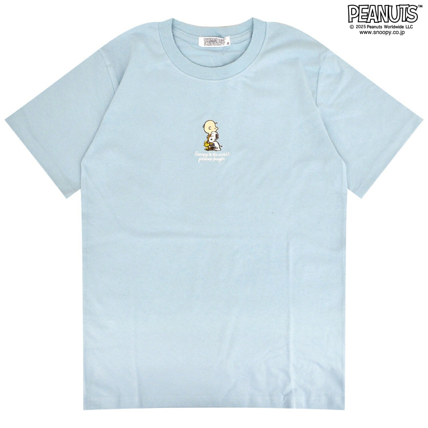 スヌーピー Tシャツ 半袖 トップス 刺繍 チャーリーブラウン SNOOPY PEANUTS s1152-53sp
