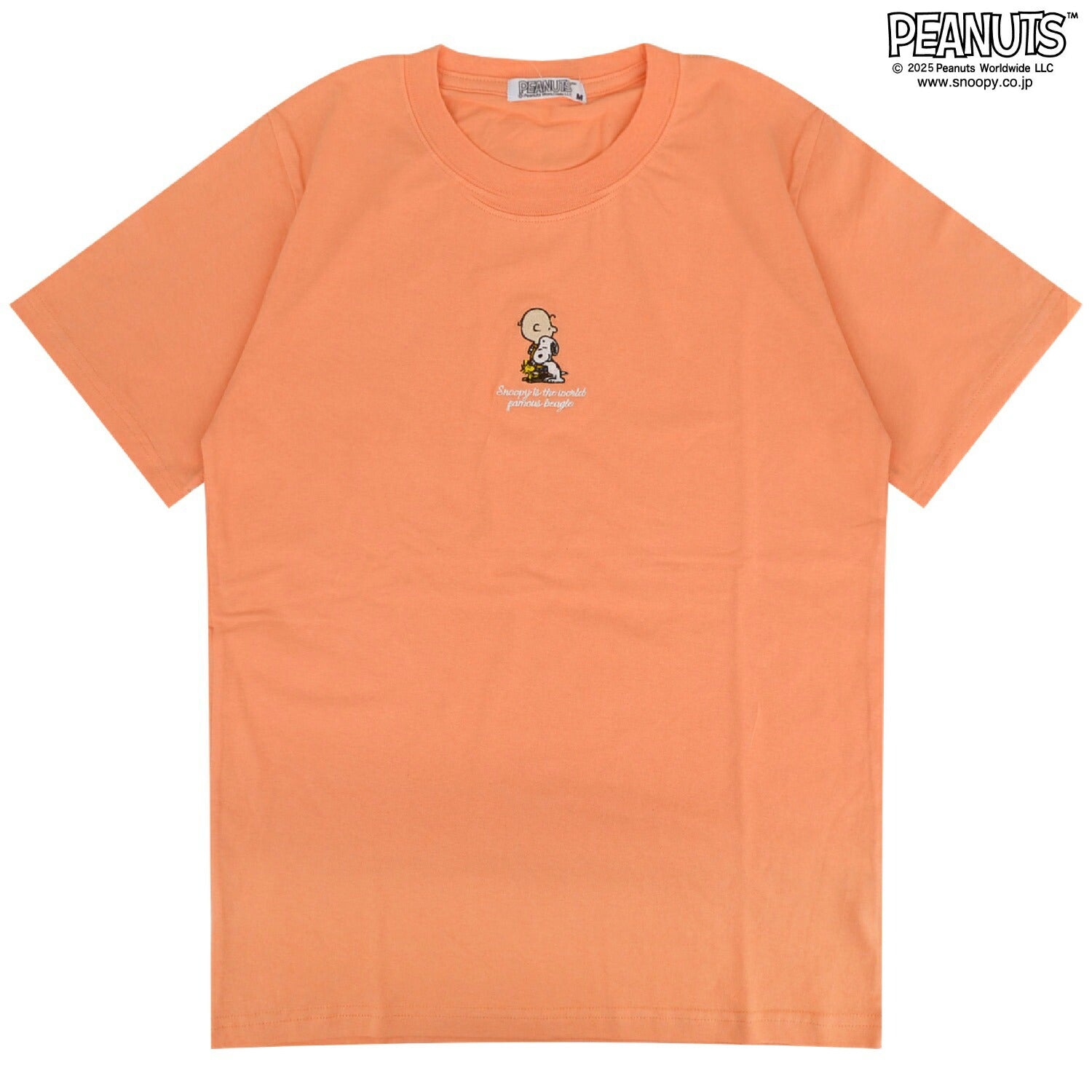 スヌーピー Tシャツ 半袖 トップス 刺繍 チャーリーブラウン SNOOPY PEANUTS s1152-53sp