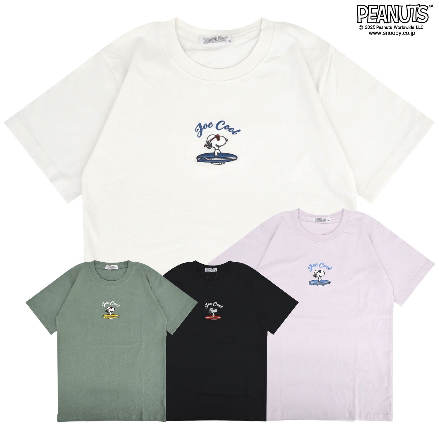 スヌーピー Tシャツ 半袖 トップス 刺繍 サーフ SNOOPY PEANUTS s1152-54sp