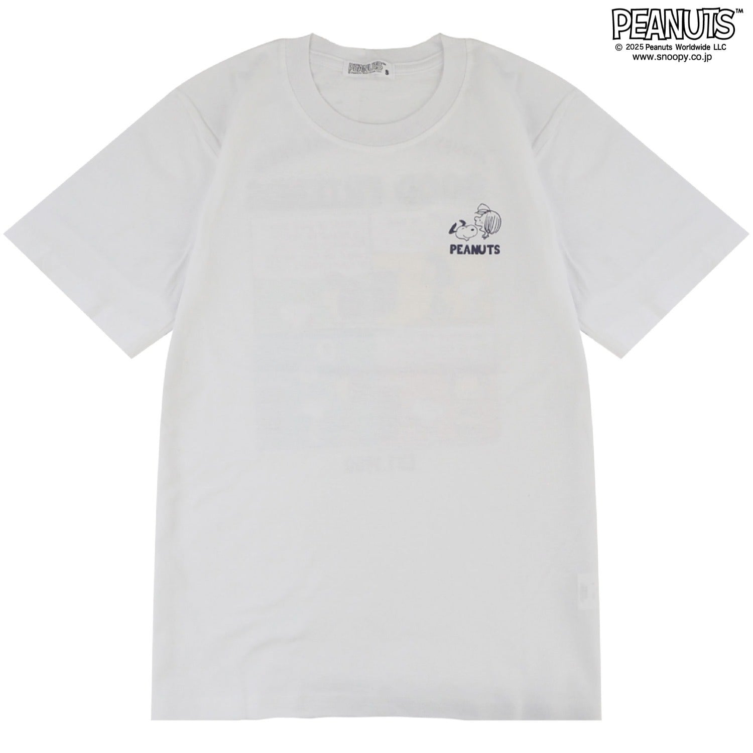スヌーピー Tシャツ 半袖 トップス バック プリント ペパーミントパティ SNOOPY PEANUTS s1152-56sp