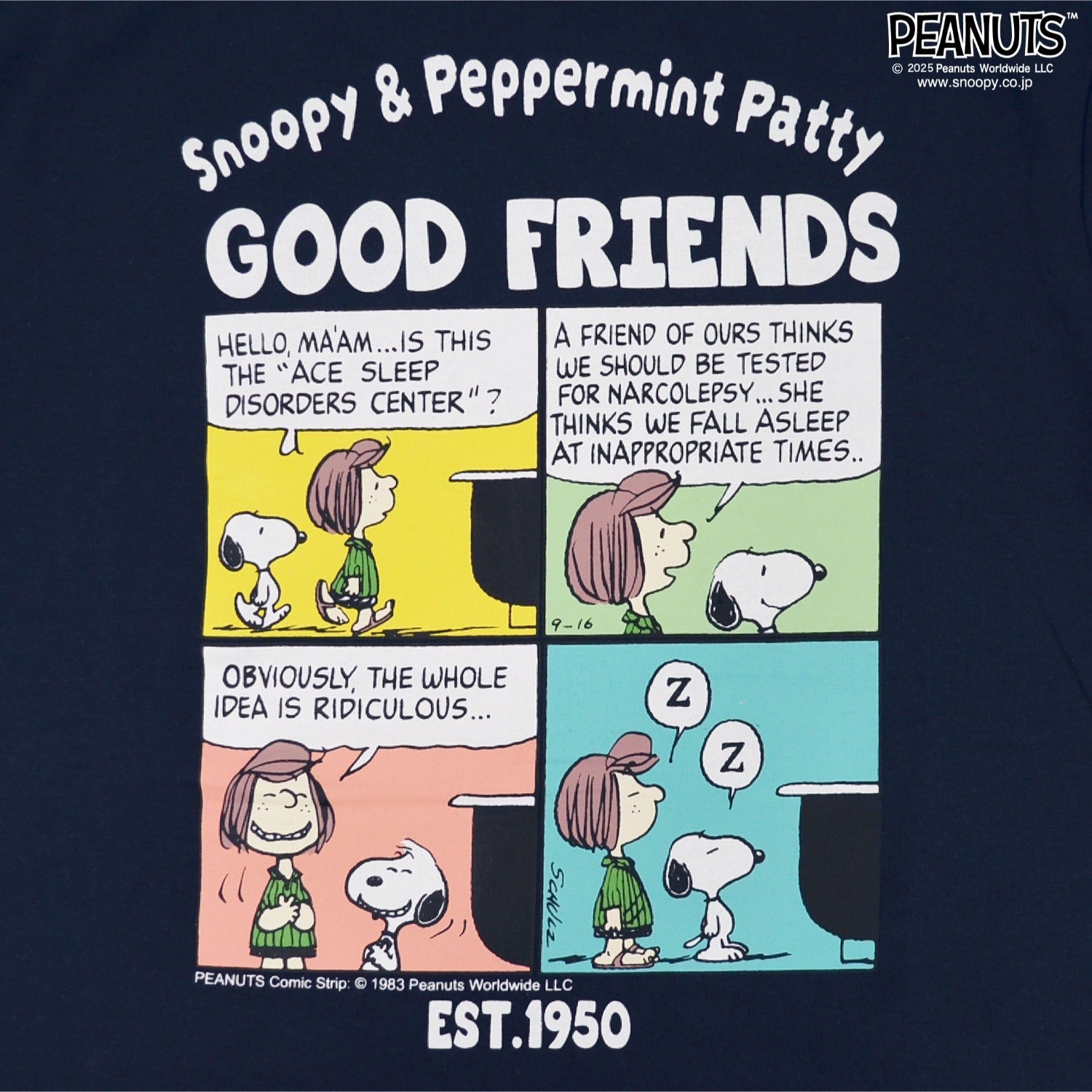 スヌーピー Tシャツ 半袖 トップス バック プリント ペパーミントパティ SNOOPY PEANUTS s1152-56sp