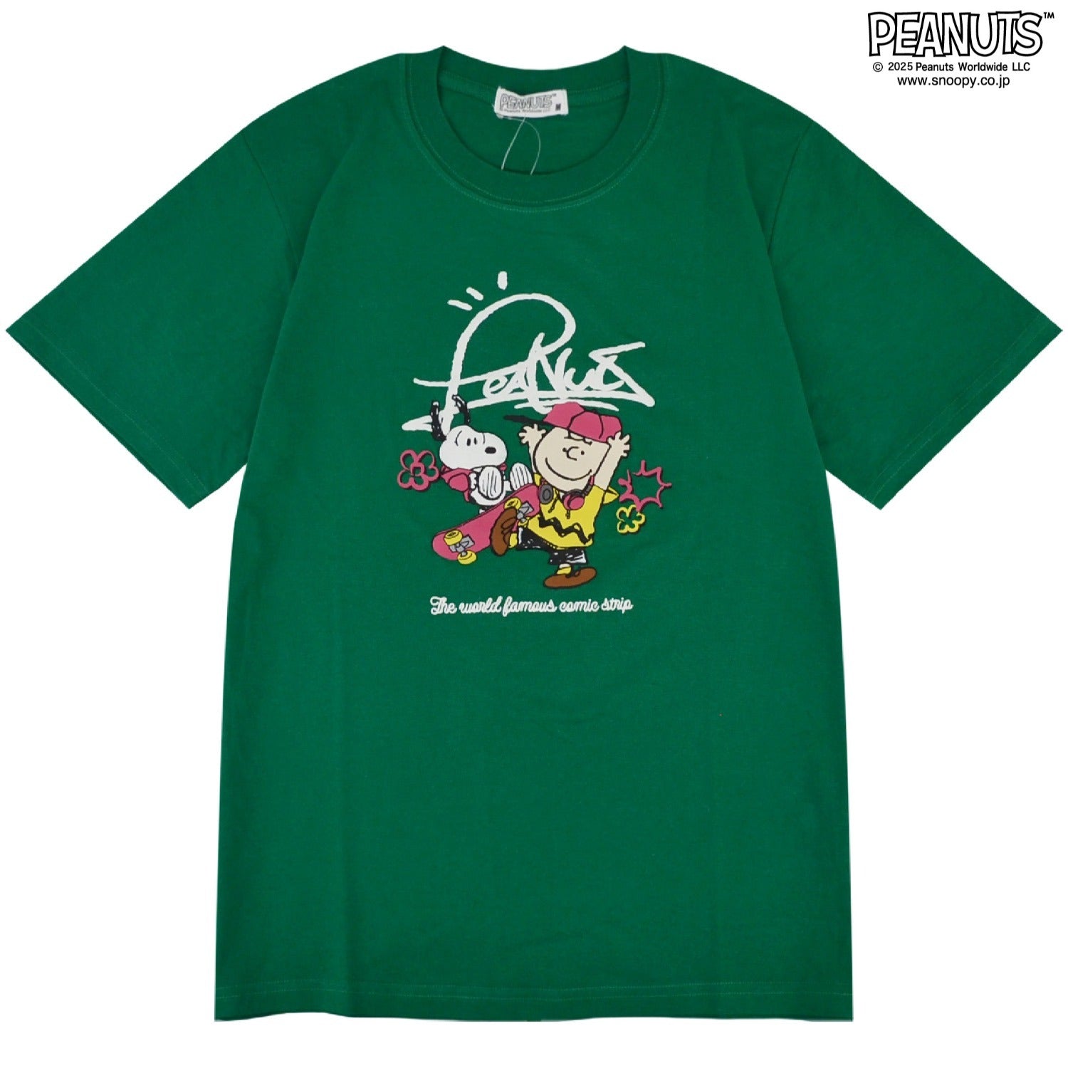 スヌーピー 半袖 おともだち柄 ストリート風 プリントTシャツ SNOOPY PEAUTS s1152-62sp