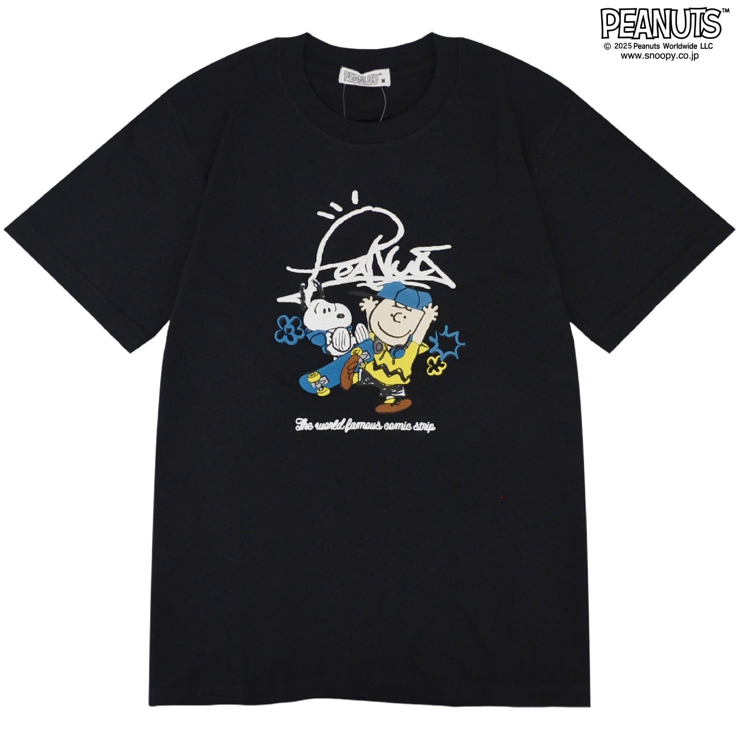 スヌーピー 半袖 おともだち柄 ストリート風 プリントTシャツ SNOOPY PEAUTS s1152-62sp