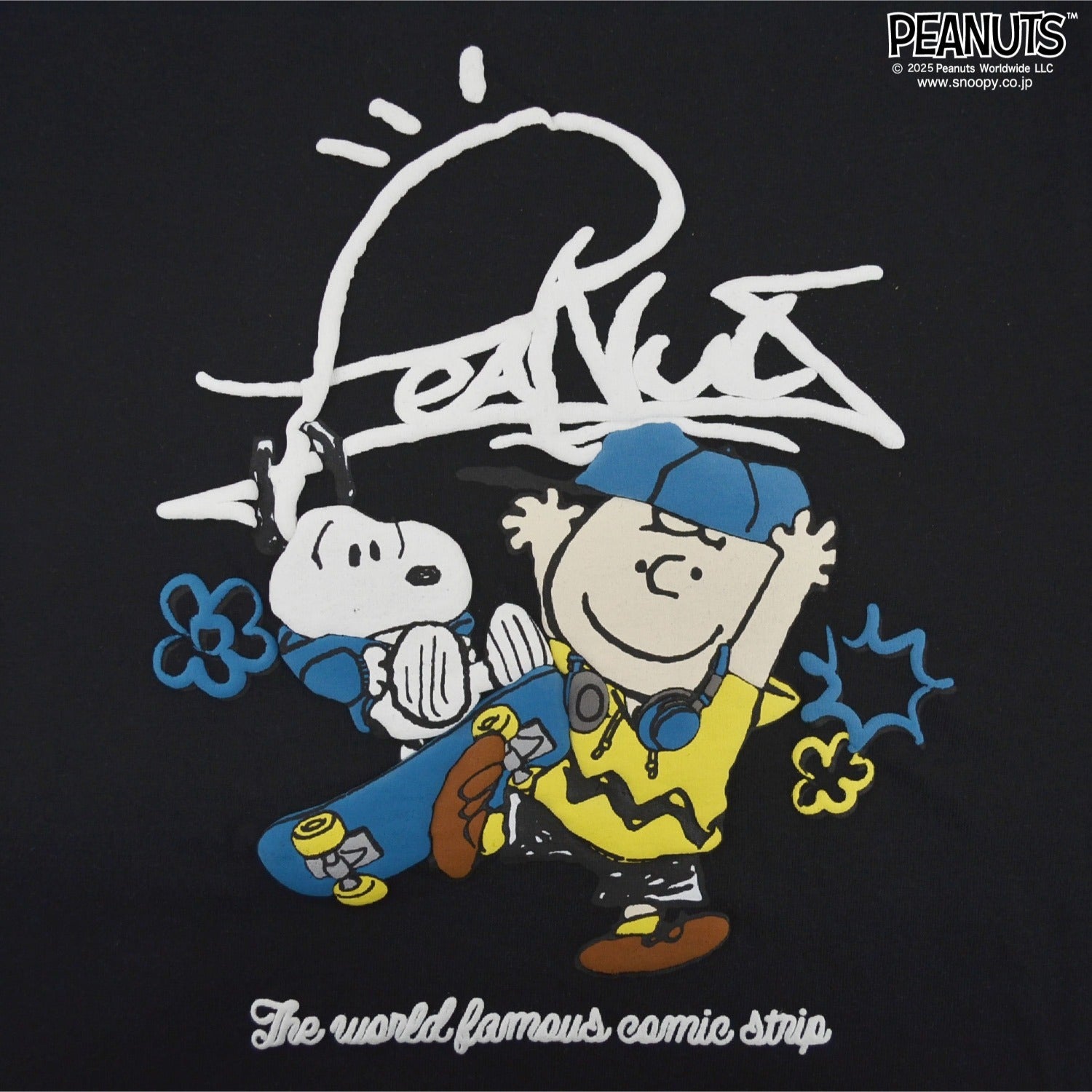 スヌーピー 半袖 おともだち柄 ストリート風 プリントTシャツ SNOOPY PEAUTS s1152-62sp