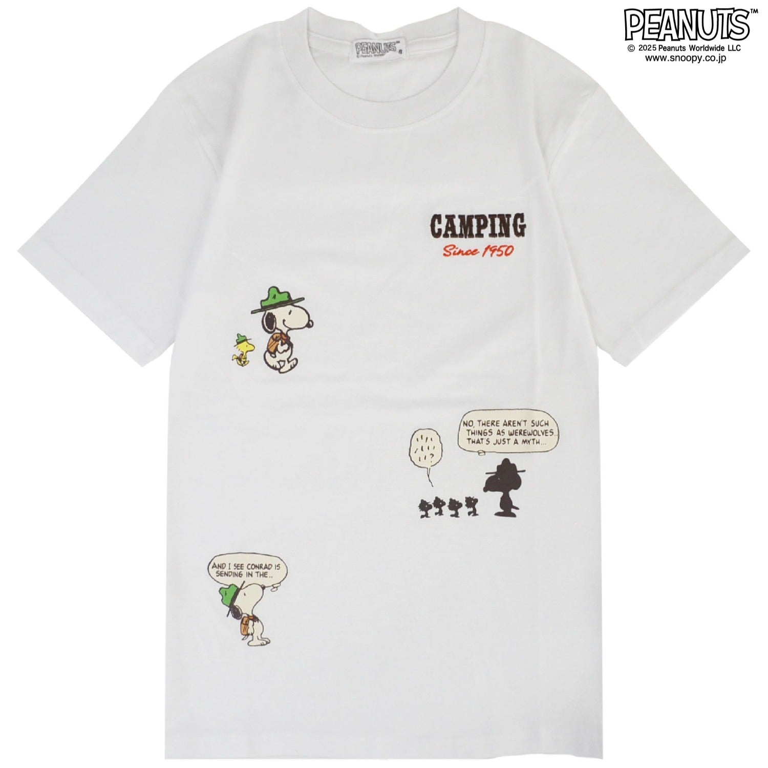スヌーピー ビーグルスカウト 柄 プリント 半袖 Tシャツ 春夏 SNOOPY PEANUTS s1152-64sp